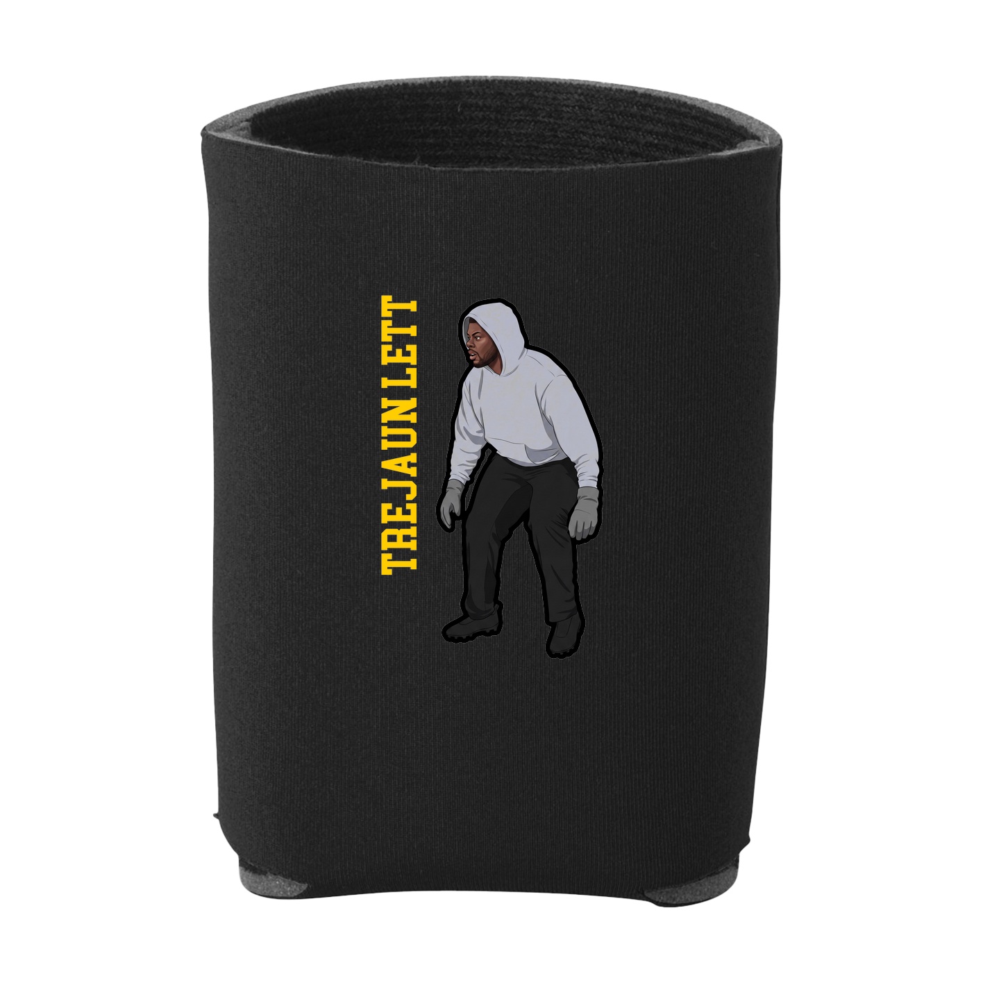 Can Holder — Name Vertical in Black