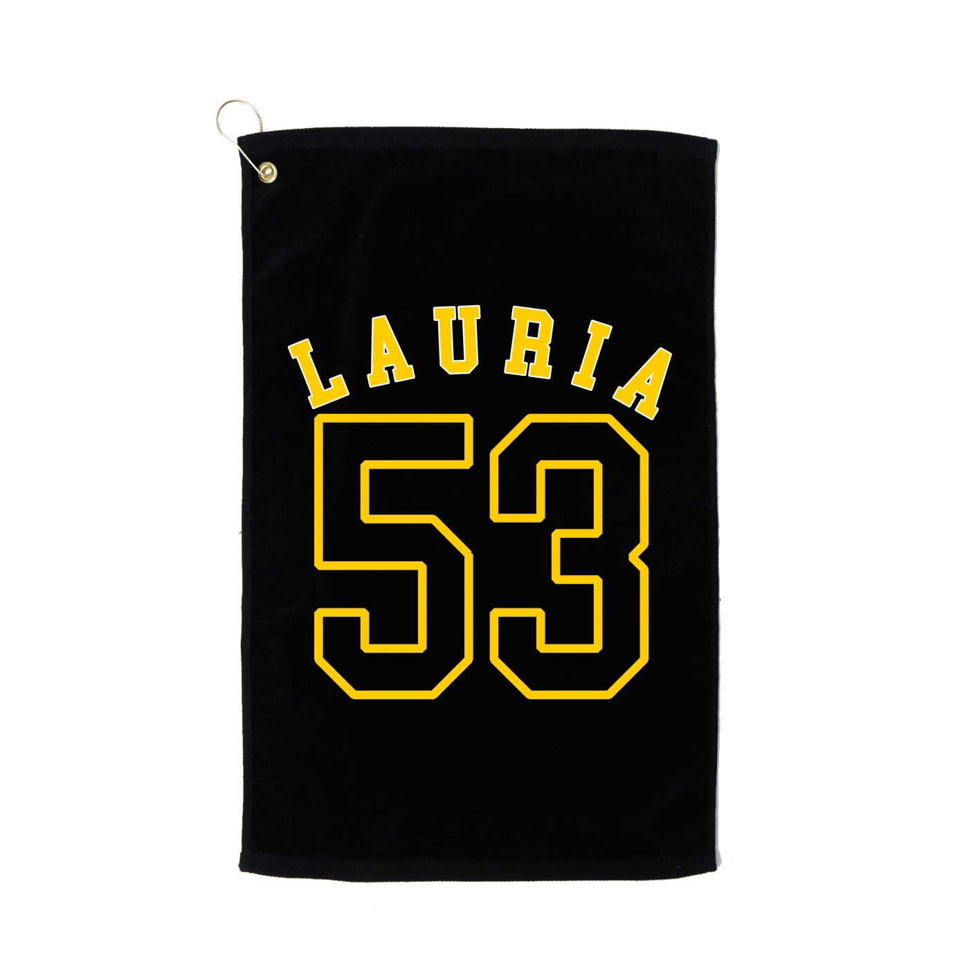 Golf Towel — Shirsey Arch in Black