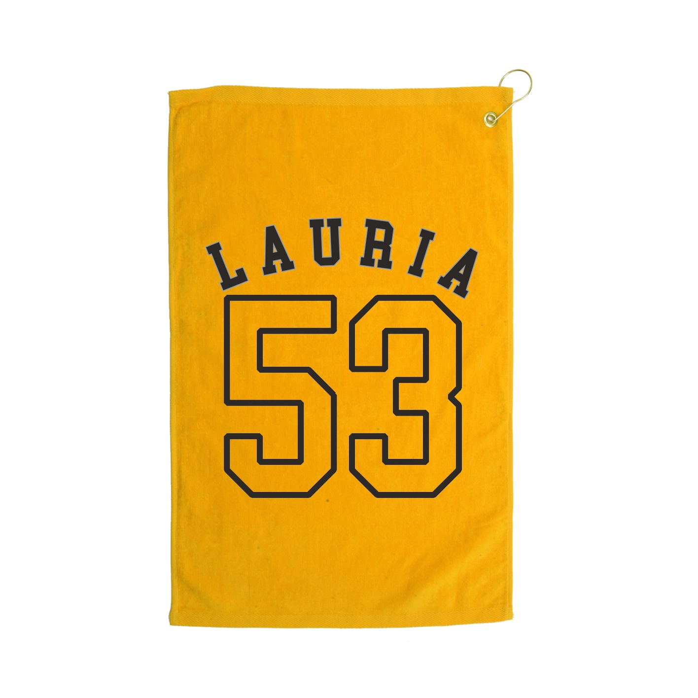 Golf Towel — Shirsey Arch in Gold