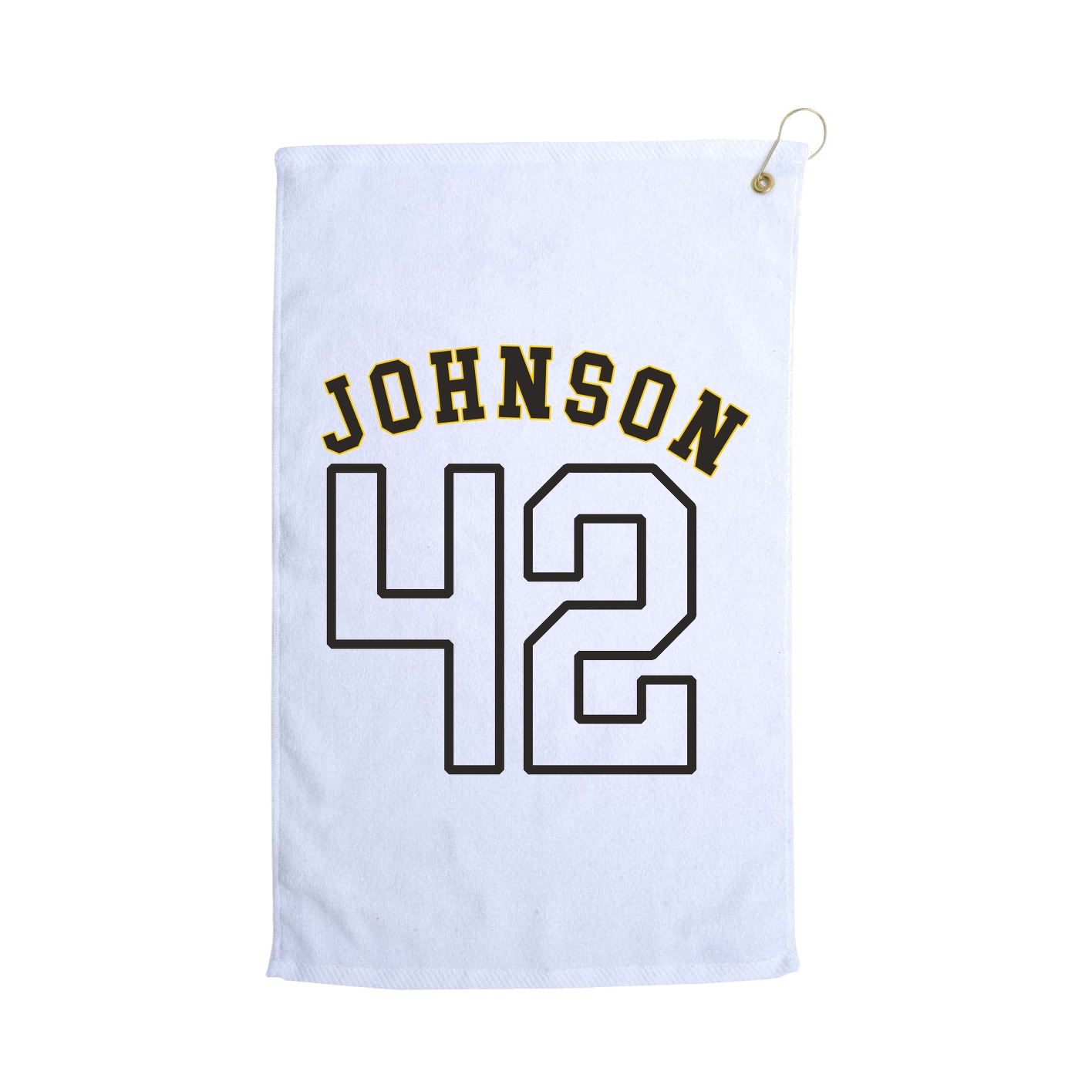 Golf Towel — Shirsey Arch in White