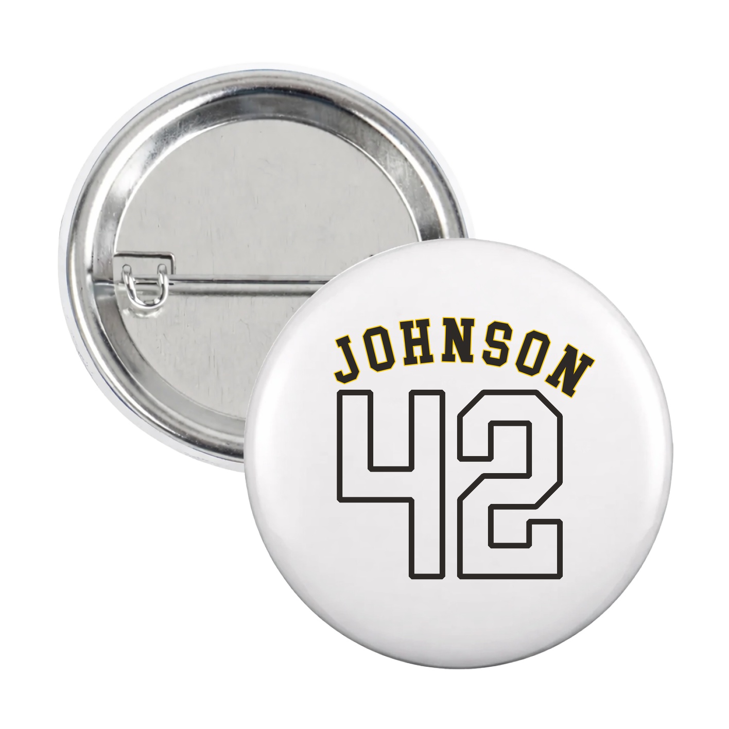 Game Day Button — Shirsey Arch in White