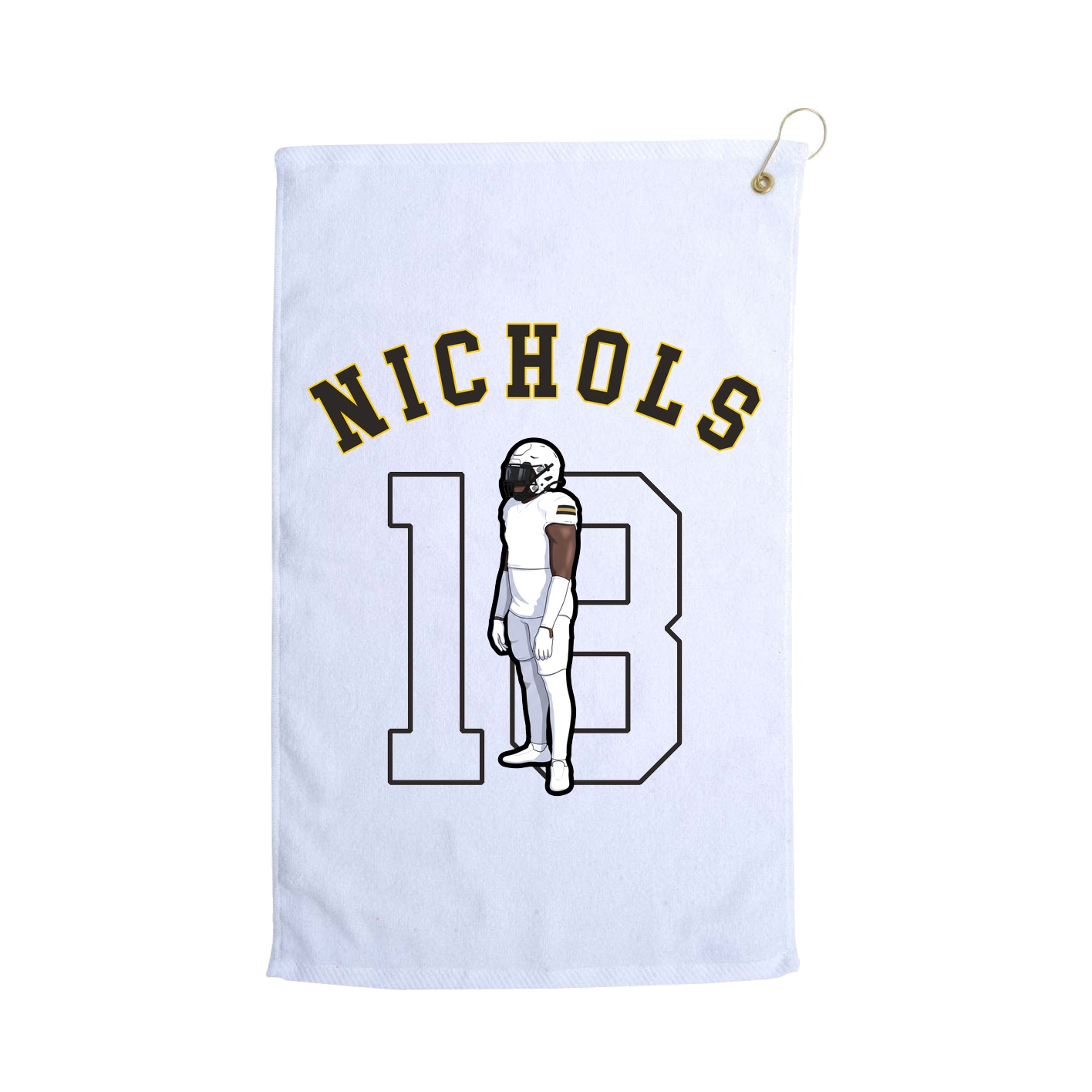 Golf Towel — Shirsey Arch in White
