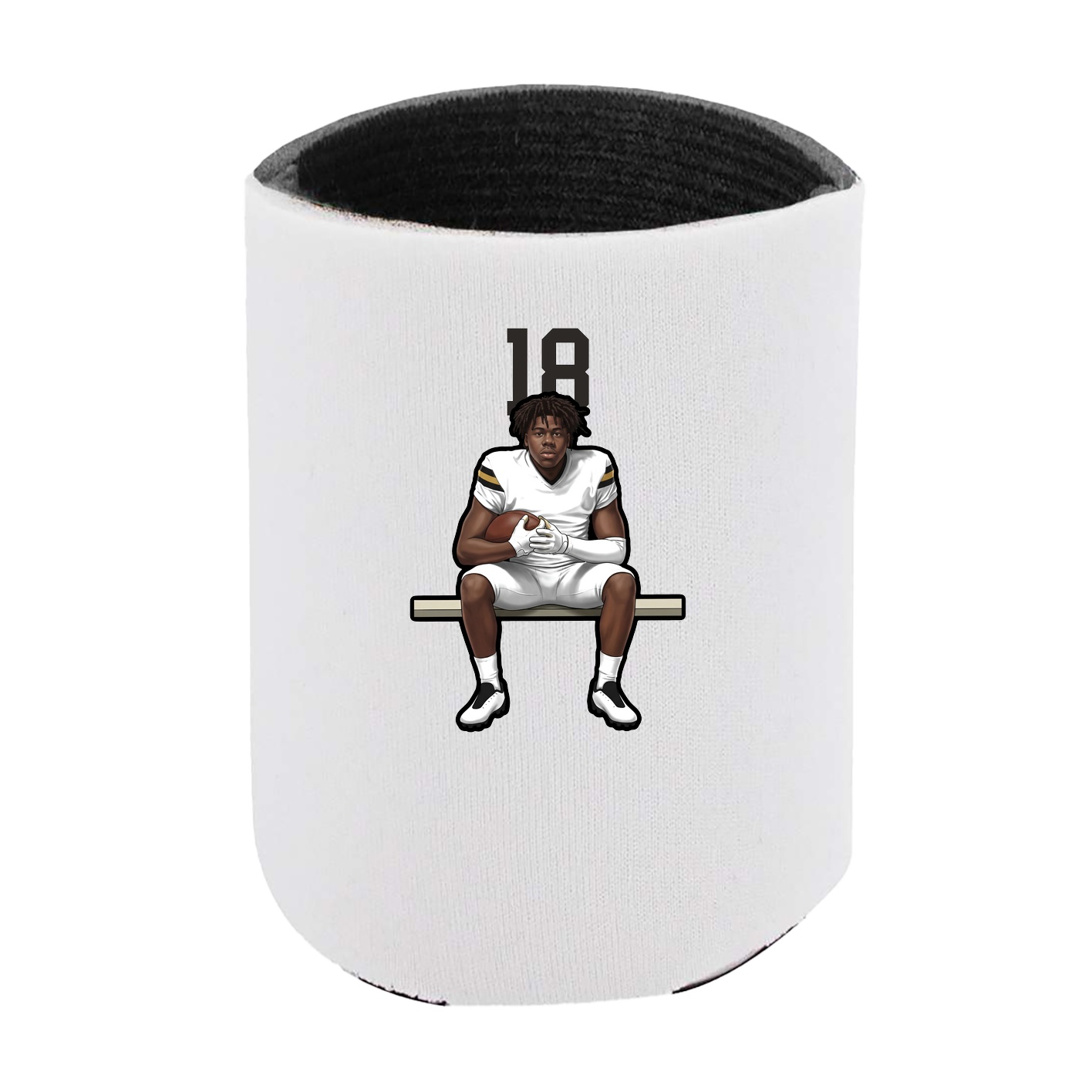 Can Holder — Number Top in White