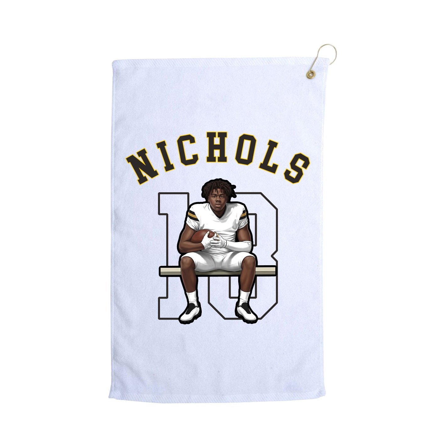 Golf Towel — Shirsey Arch in White
