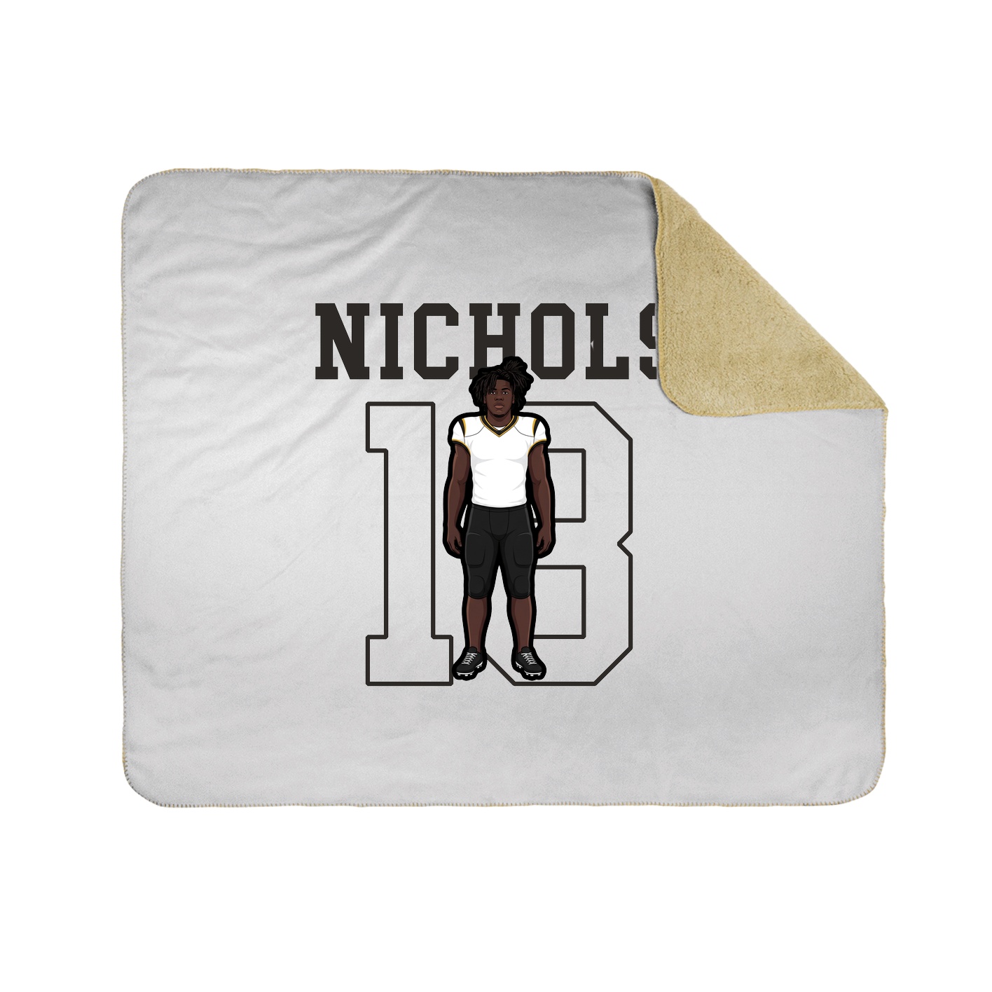 50x60 Sherpa Lined Throw Blanket