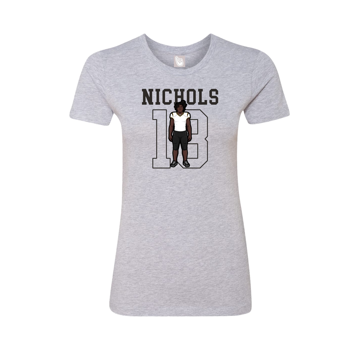 Fitted Women's Tee — Shirsey in Grey