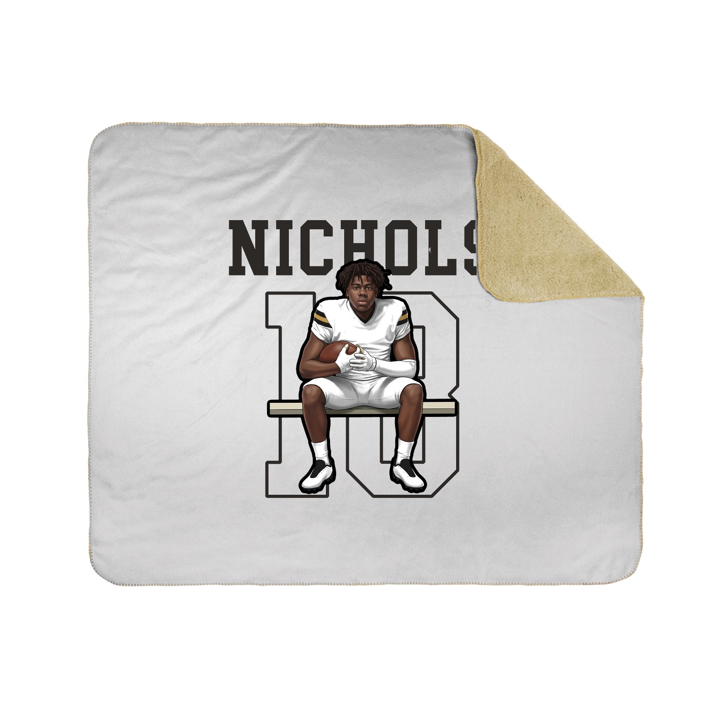 Throw Blanket — Shirsey in White