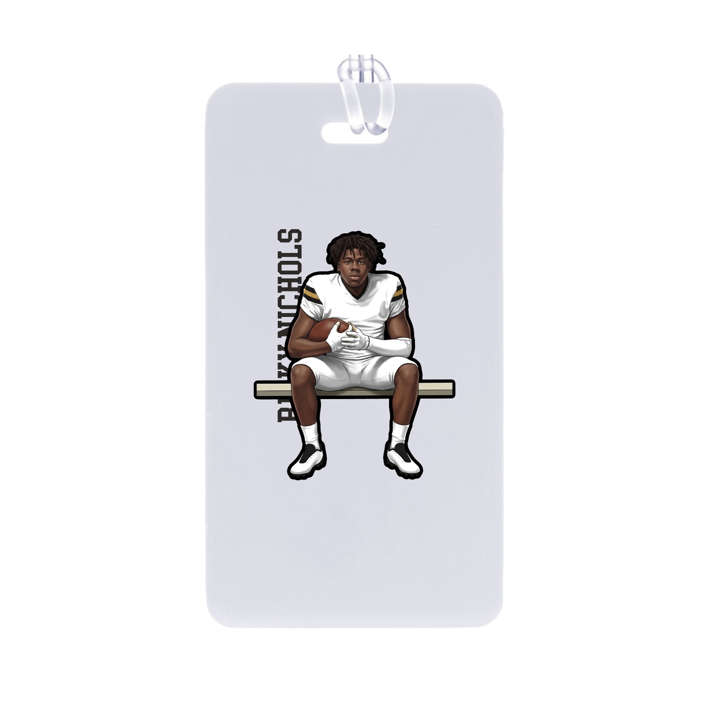 Bag Tag — Name Vertical in Classic