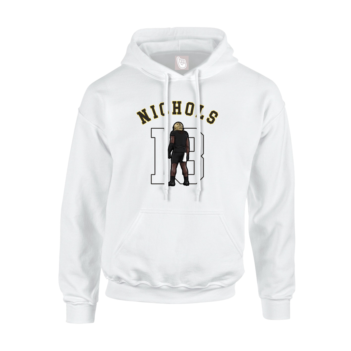 Youth Hoodie — Shirsey Arch in White