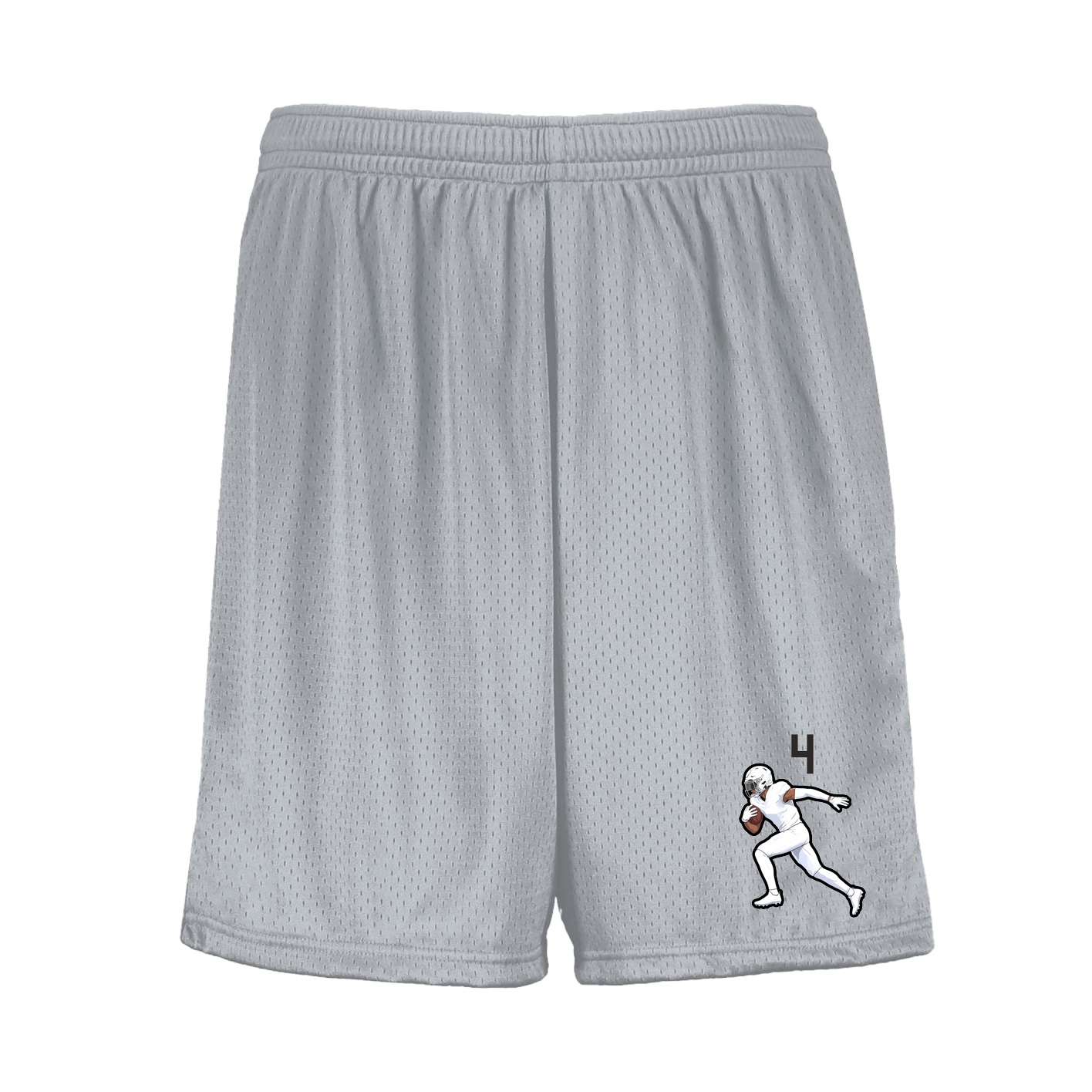 Shorts — Number Top in Silver