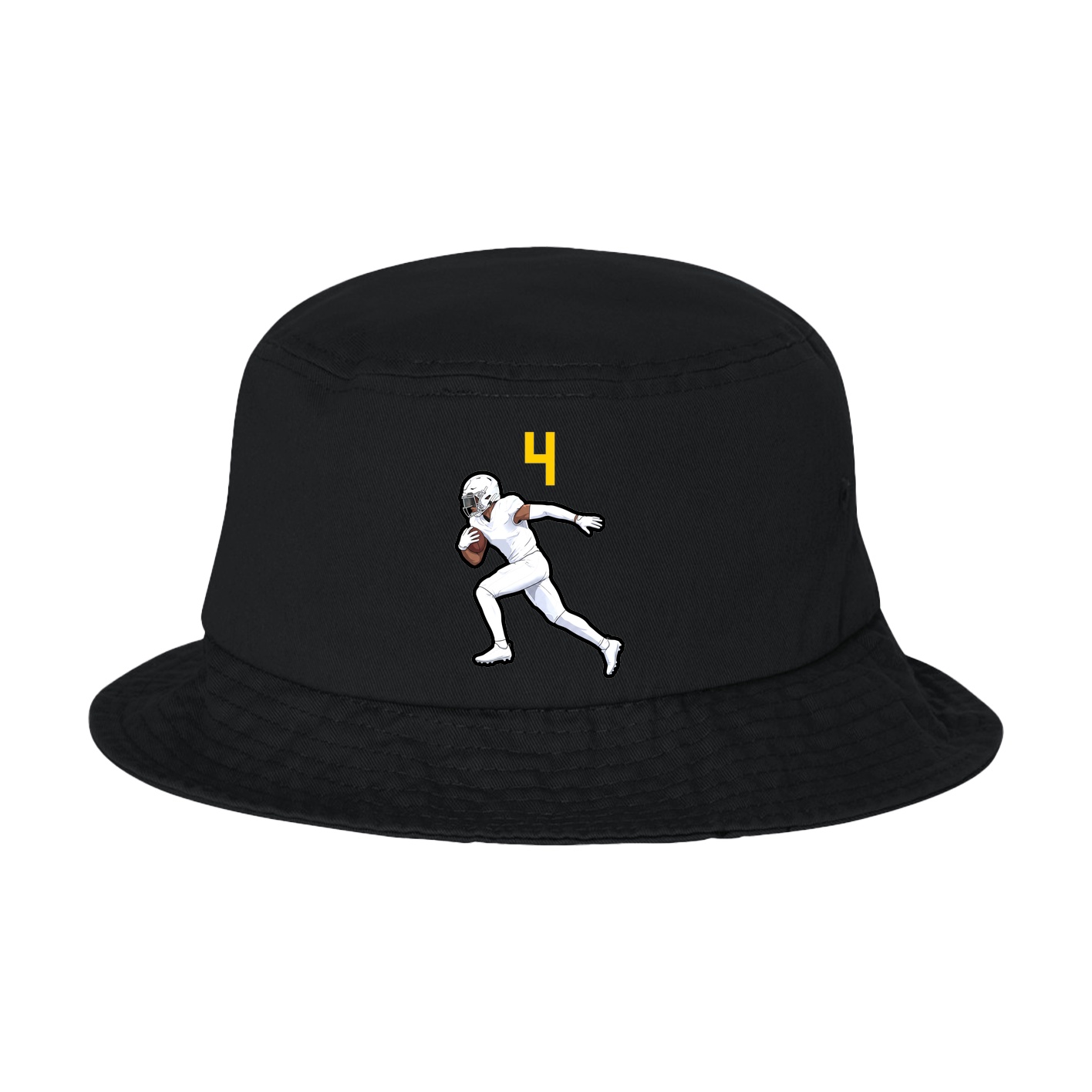 Bucket Cap — Number Top in Black