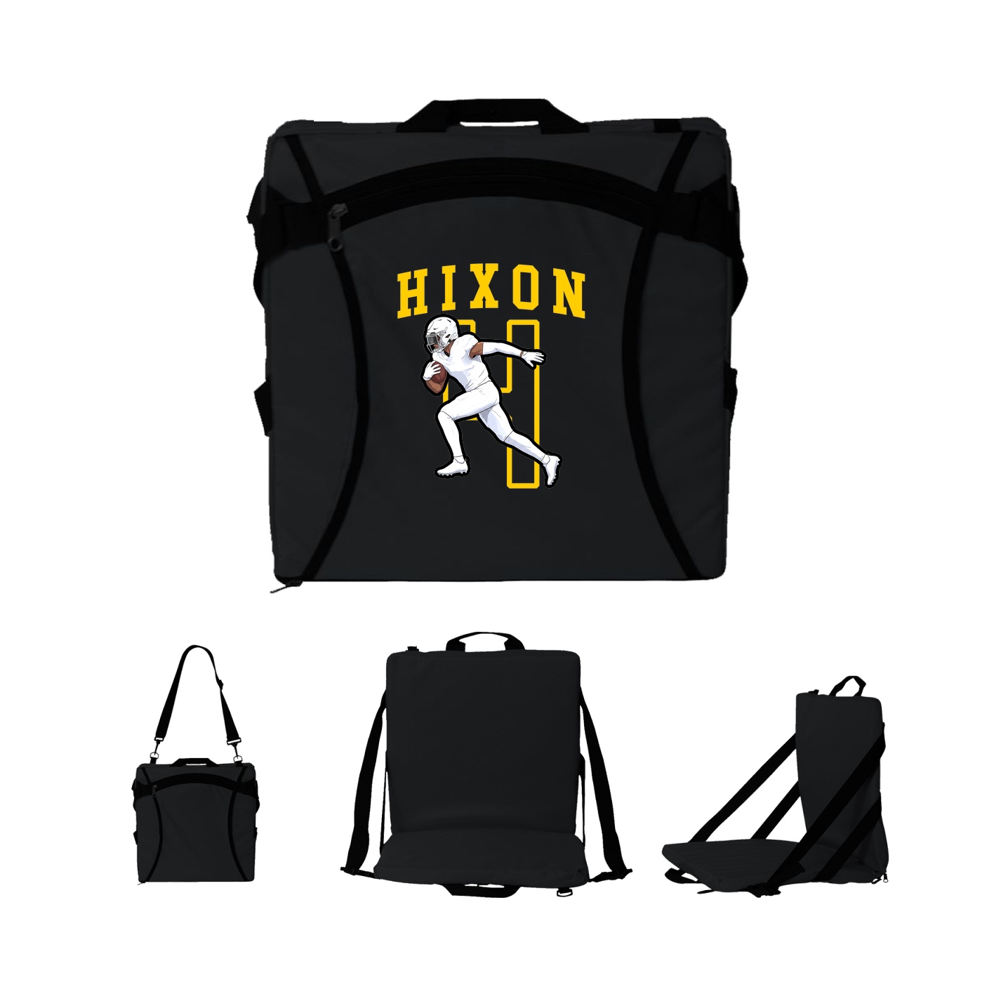 Folding Stadium Seat — Shirsey in Black