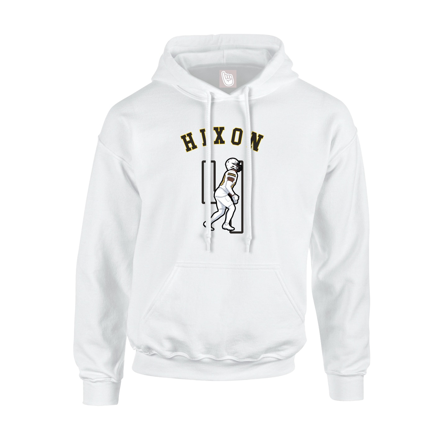 Youth Hoodie — Shirsey Arch in White