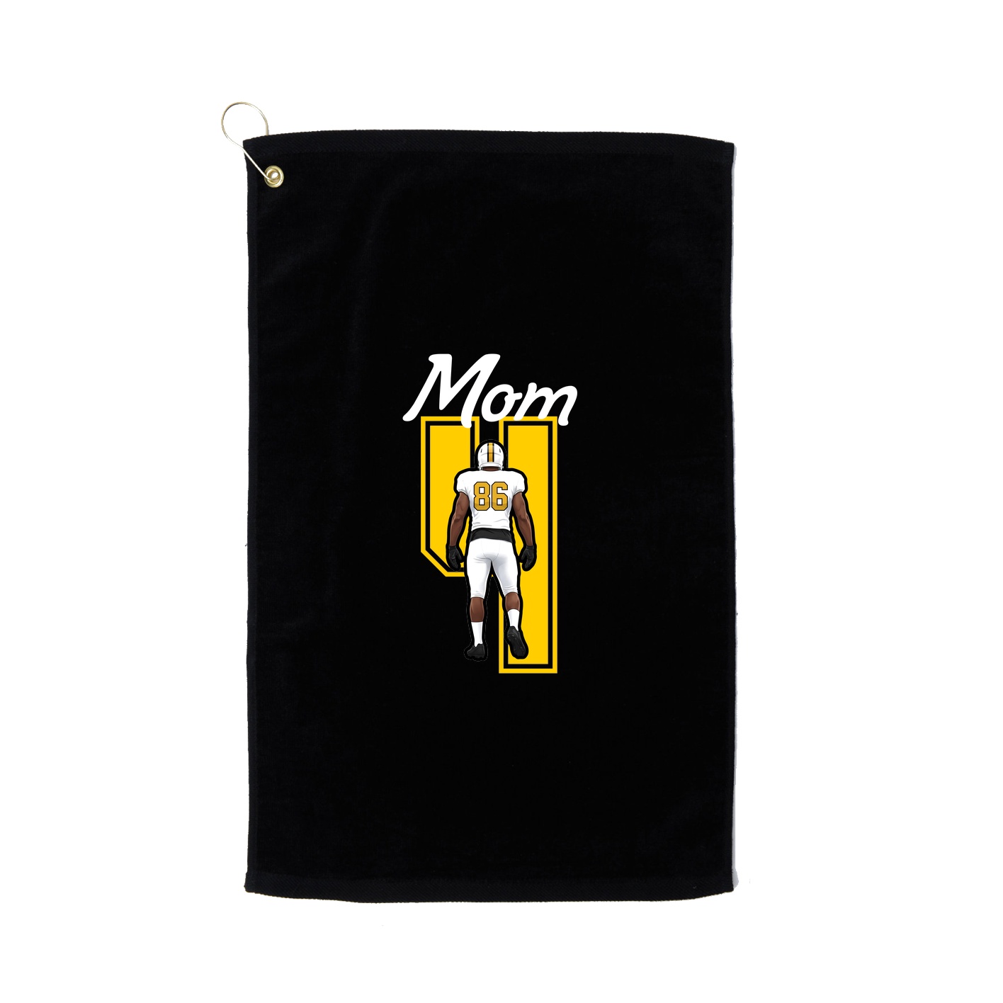 Golf Towel — Mothers Day Shirsey in Black