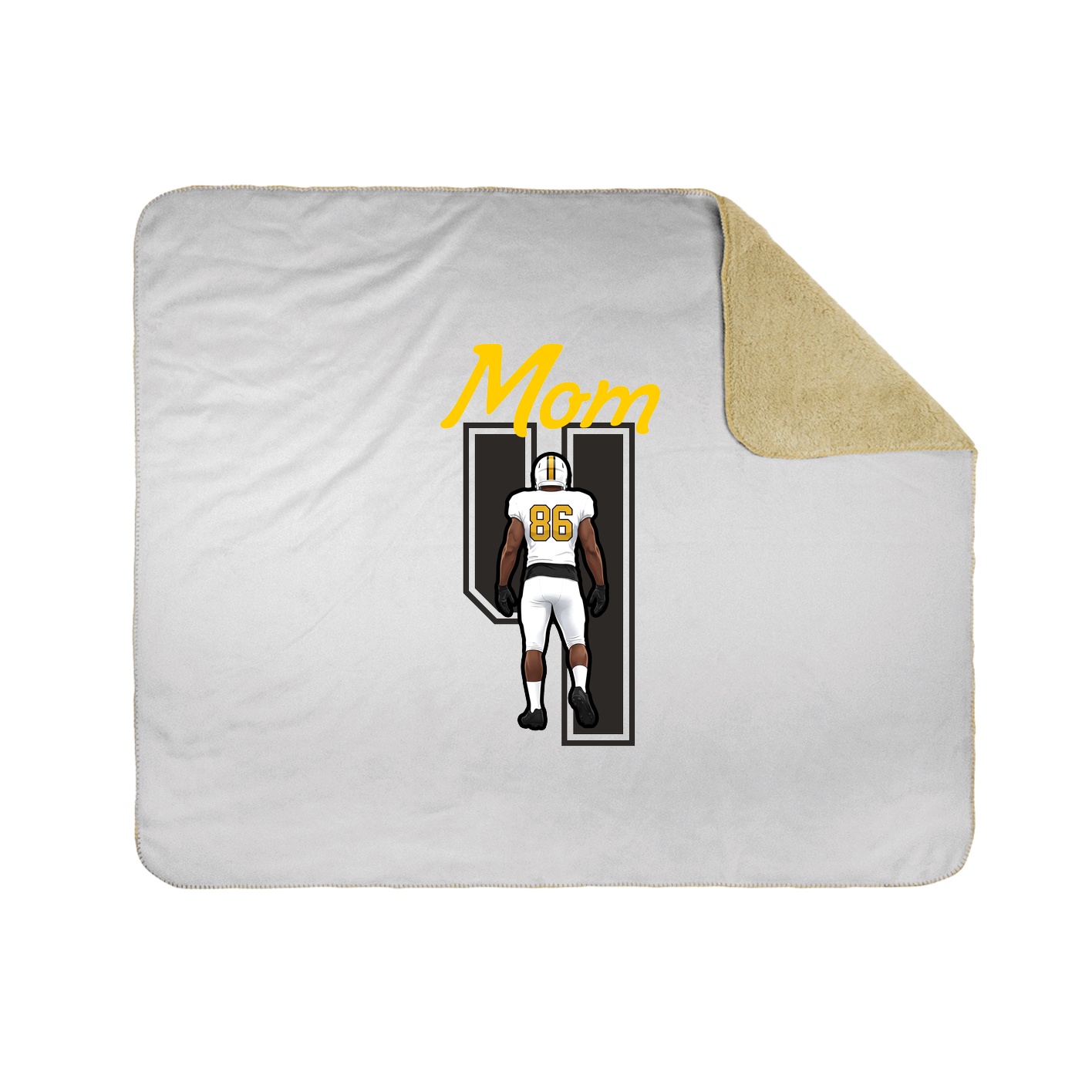 Throw Blanket — Mothers Day Shirsey in White