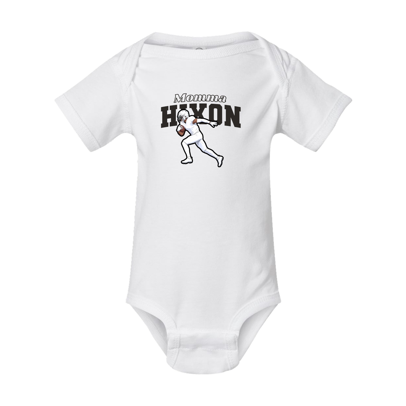 Baby Onesie — Mothers Day Block in White