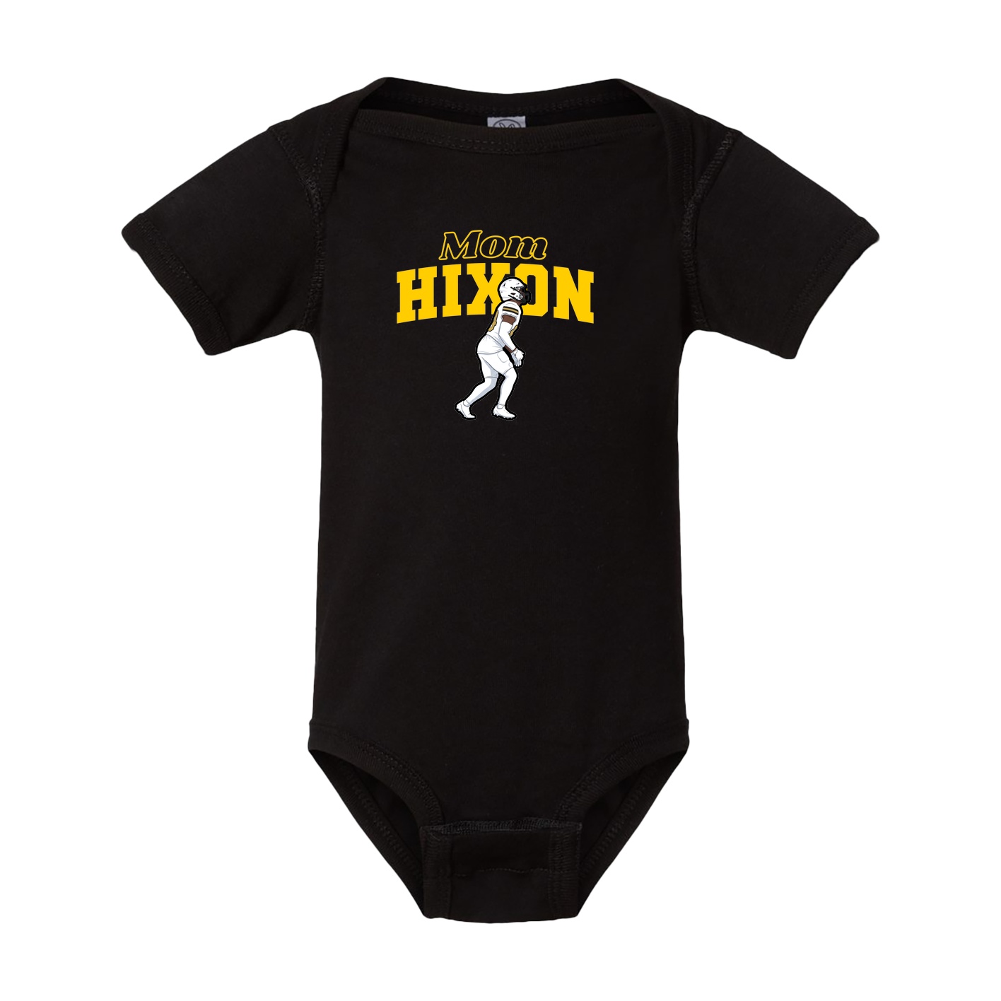 Baby Onesie — Mothers Day Block in Black