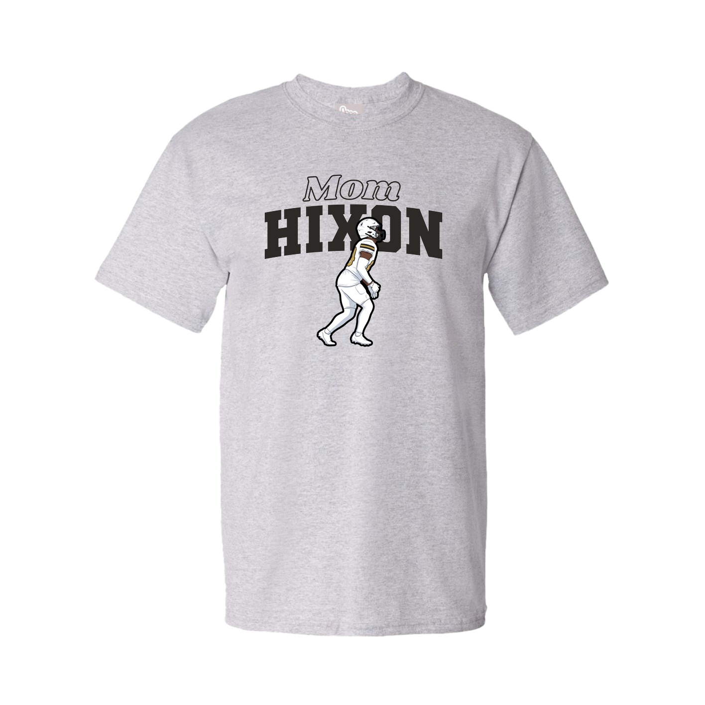 Youth Tee — Mothers Day Block in Grey
