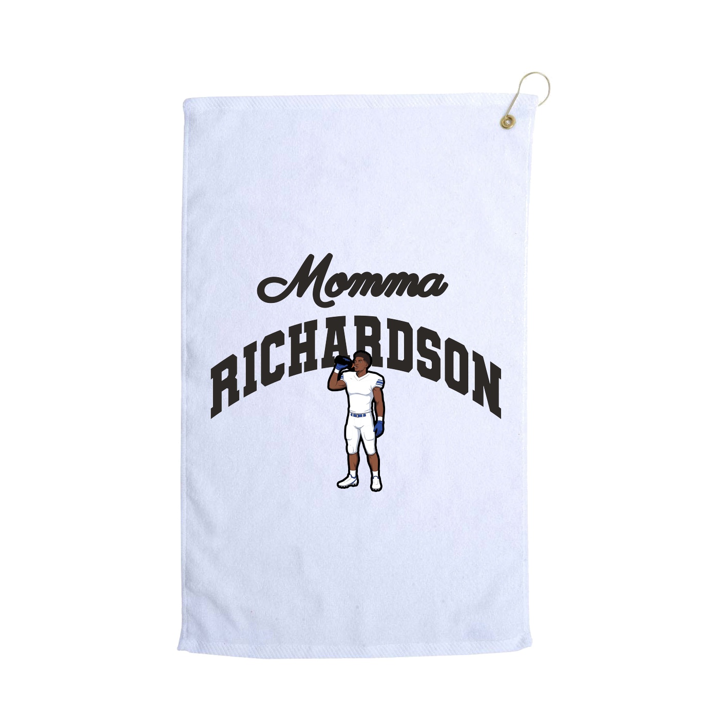 Golf Towel — Mothers Day Arch in White