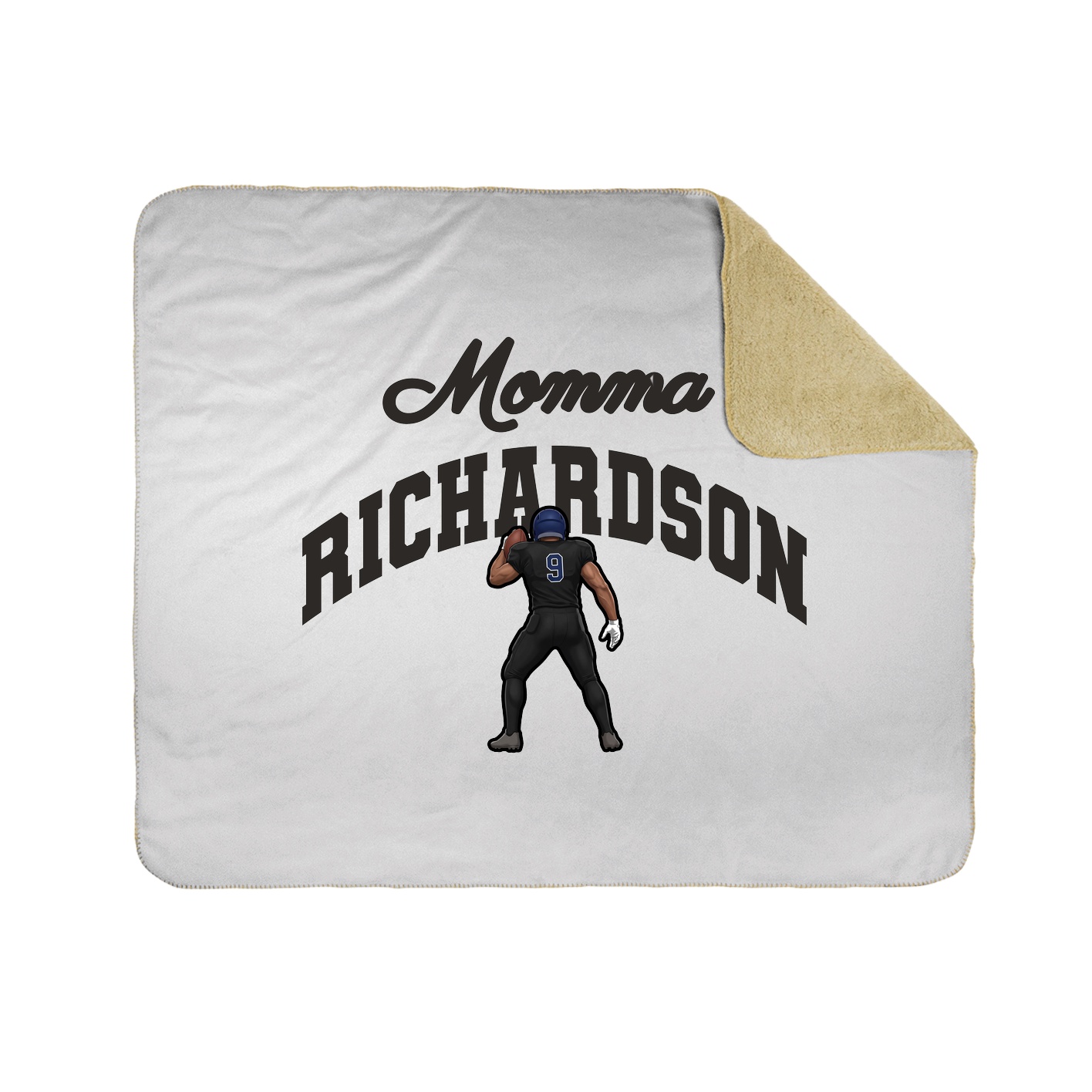 Throw Blanket — Mothers Day Arch in White