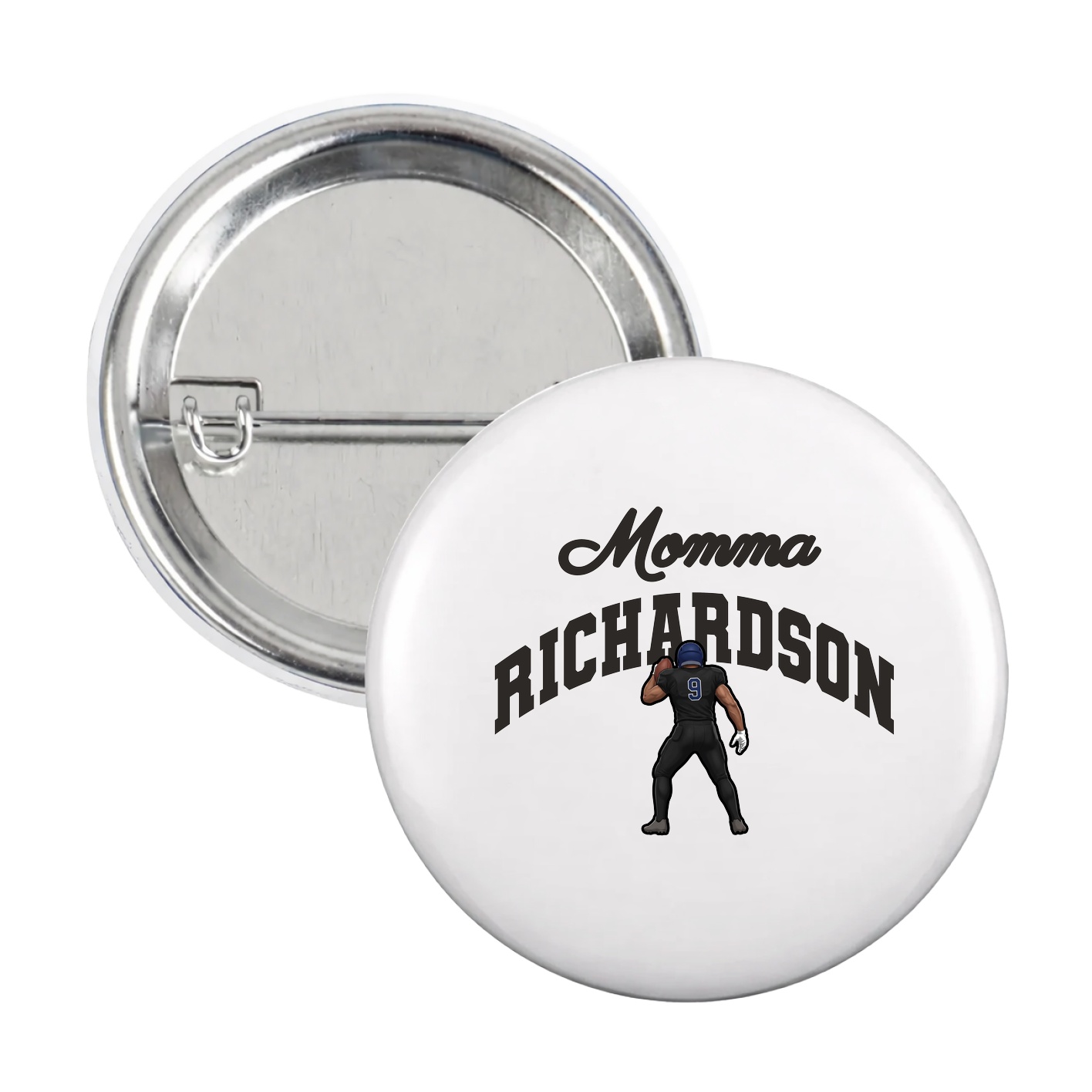 Game Day Button — Mothers Day Arch in White