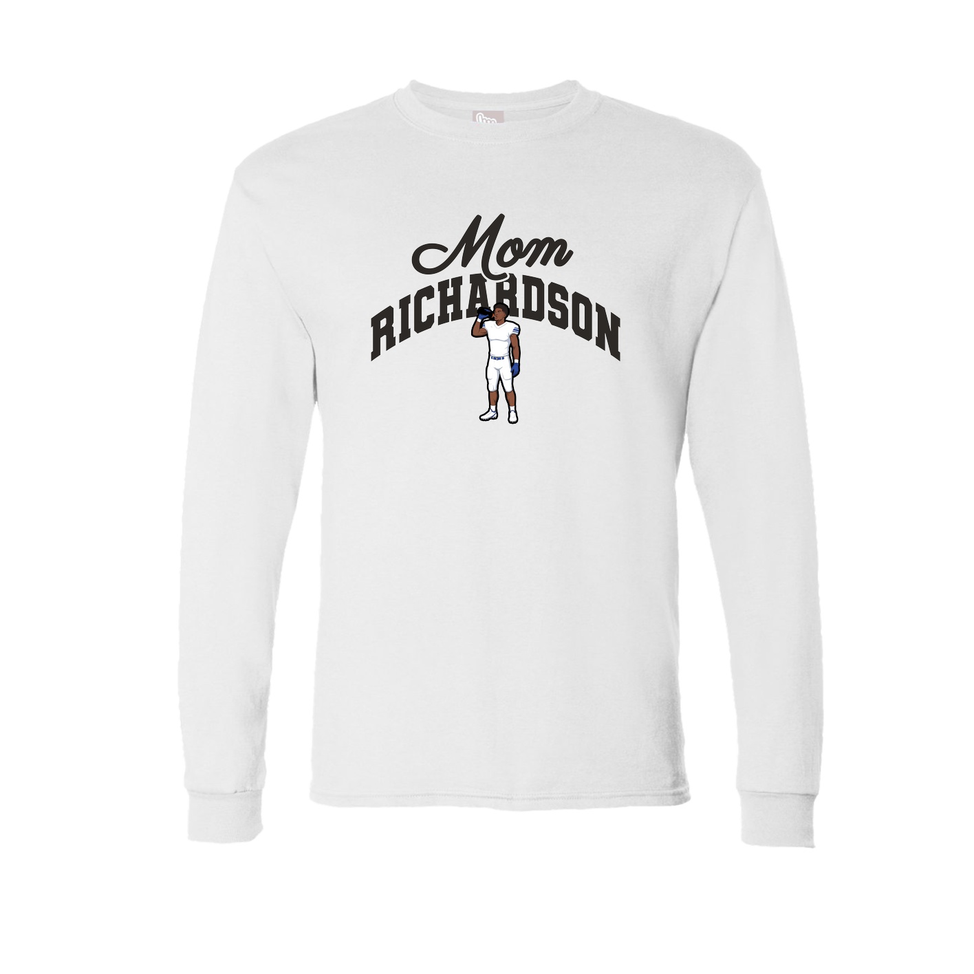 Long Sleeve Tee — Mothers Day Arch in White