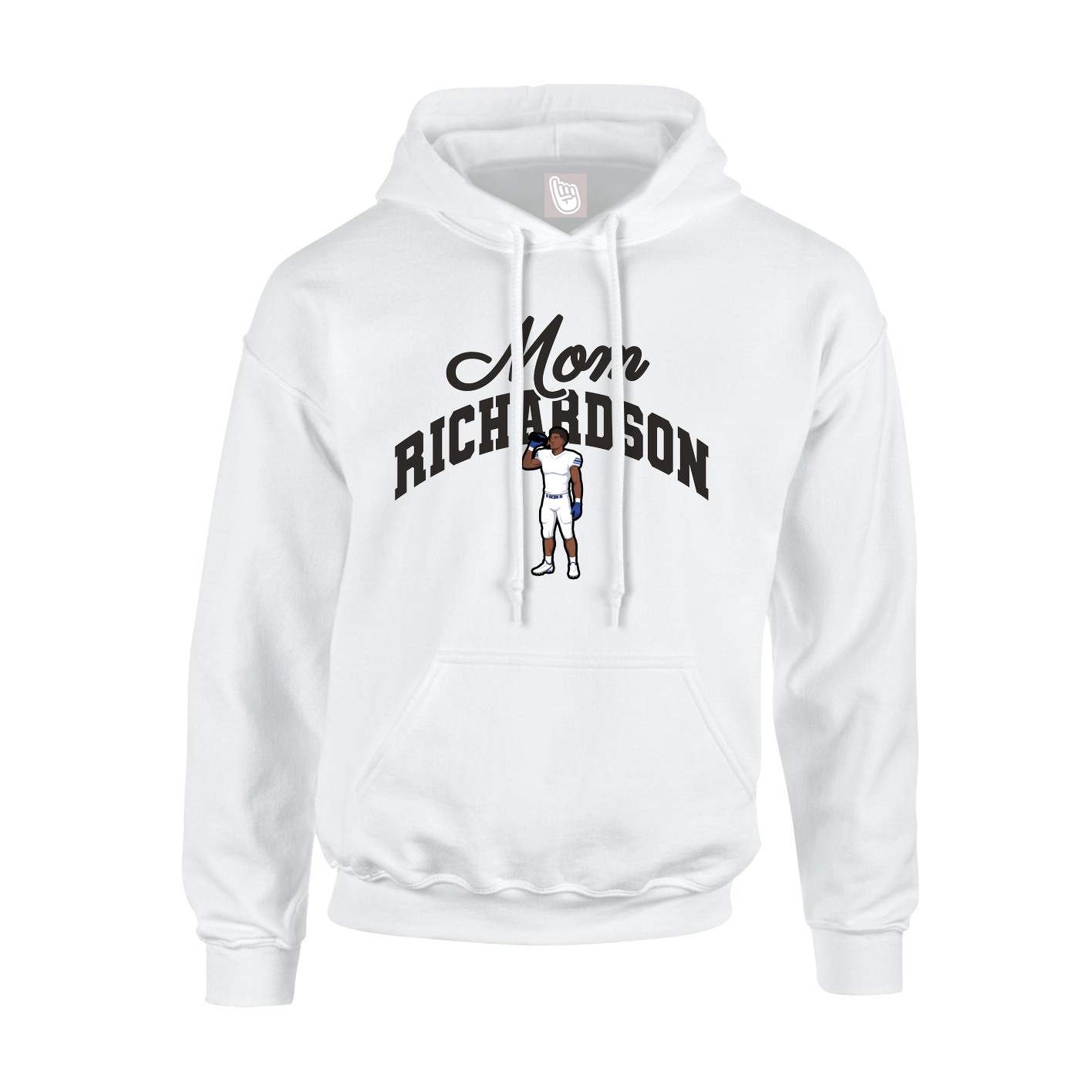 Youth Hoodie — Mothers Day Arch in White