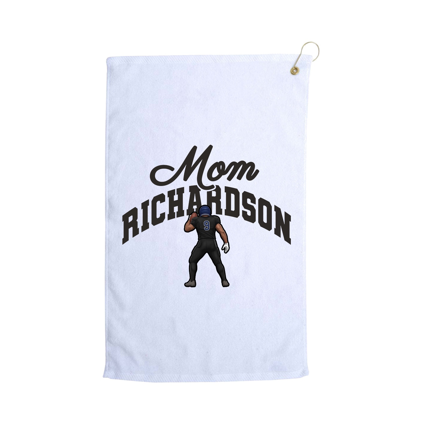 Golf Towel — Mothers Day Arch in White