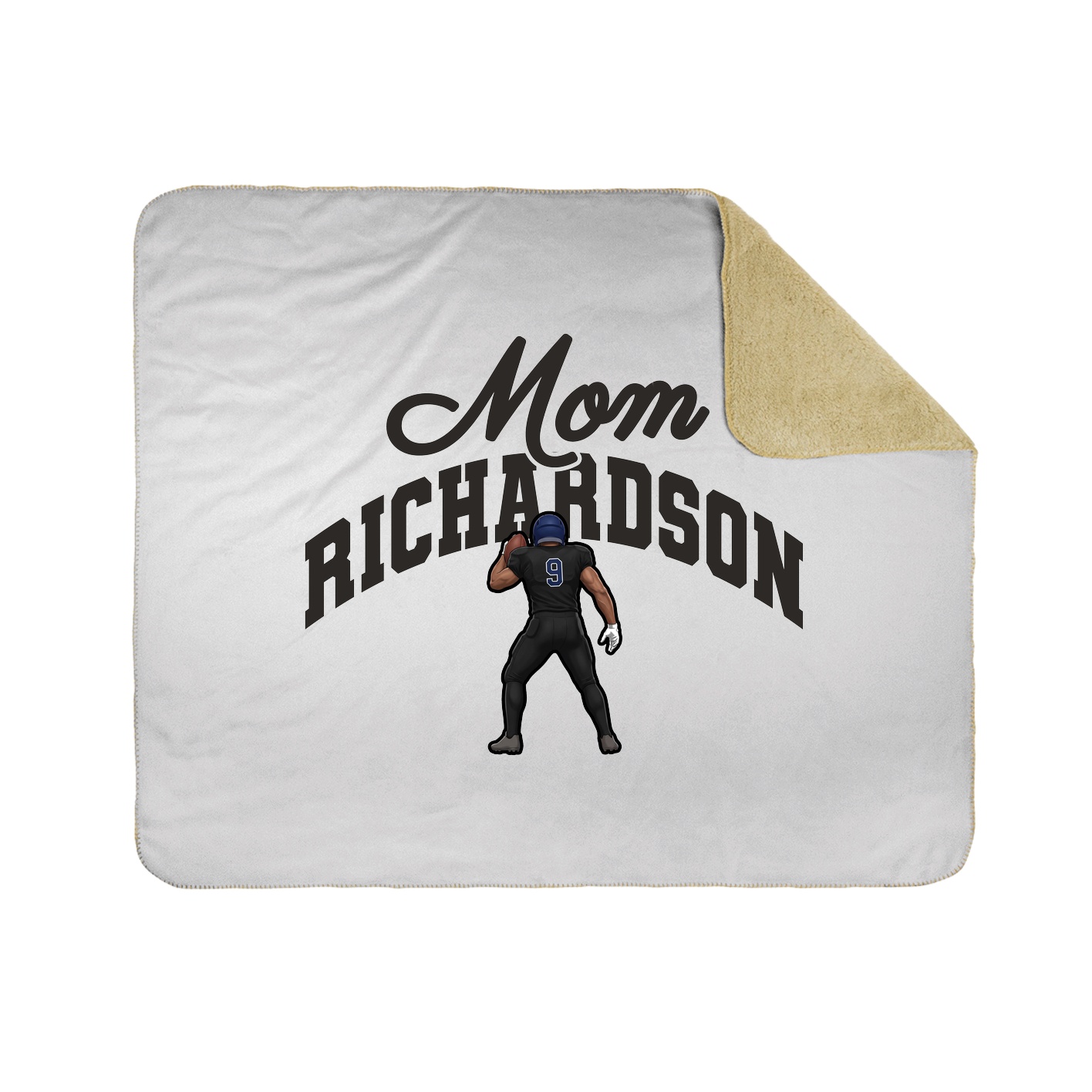 Throw Blanket — Mothers Day Arch in White