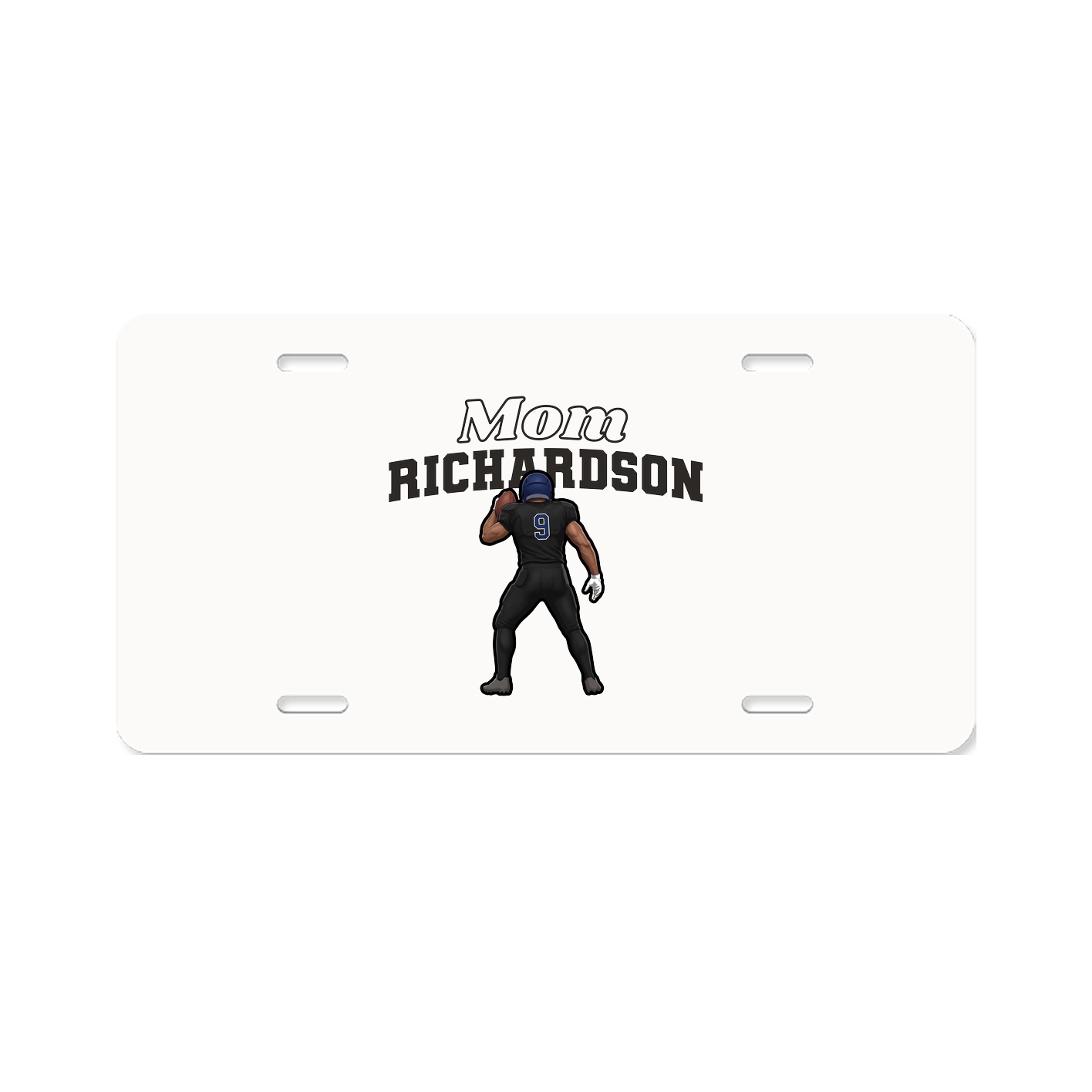 License Plate — Mothers Day Block in Classic