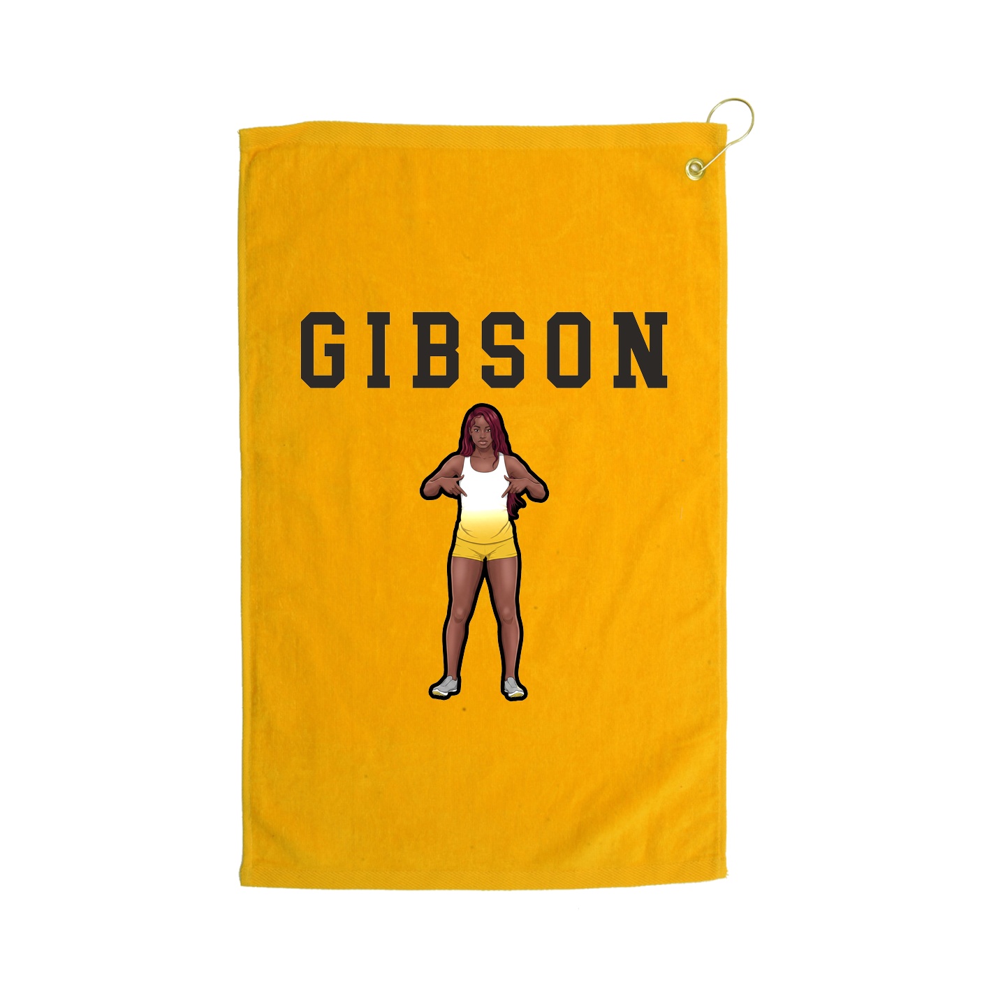 Golf Towel — Shirsey in Gold