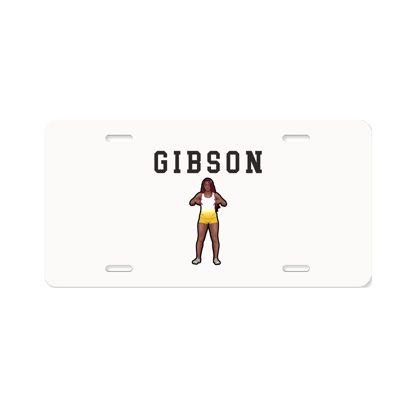 License Plate — Shirsey in Classic