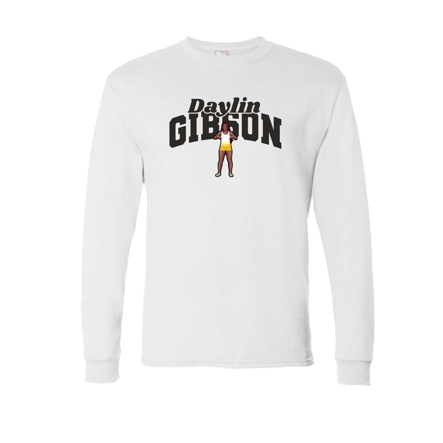 Long Sleeve Tee — Signature Arch in White