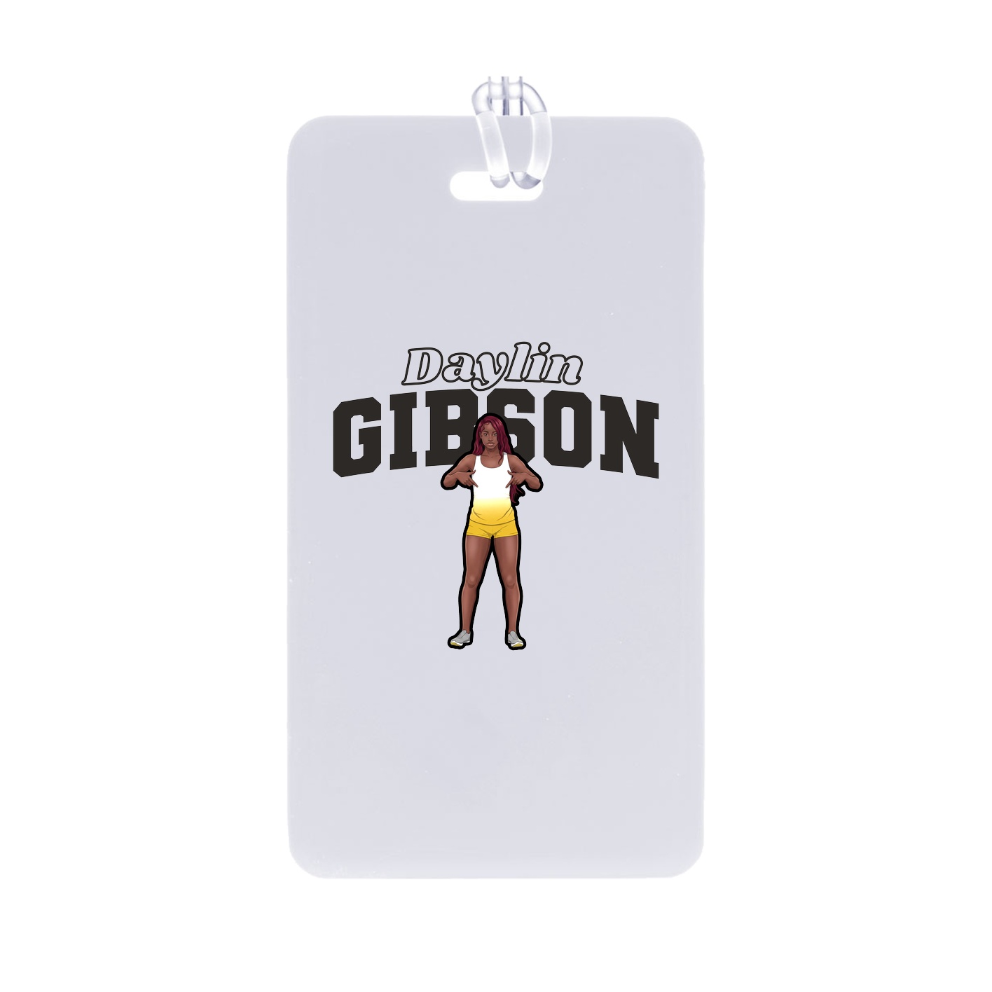 Bag Tag — Name Arch in Classic
