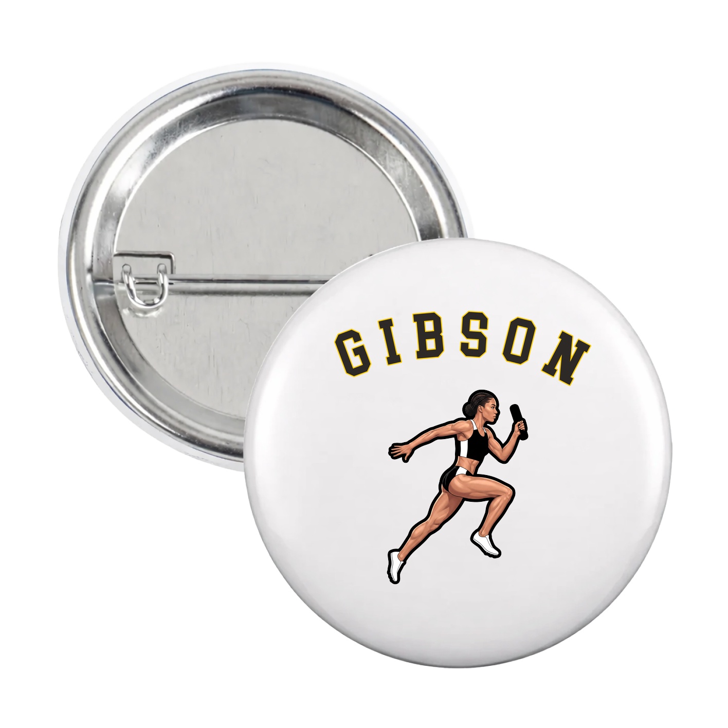 Game Day Button — Shirsey Arch in White