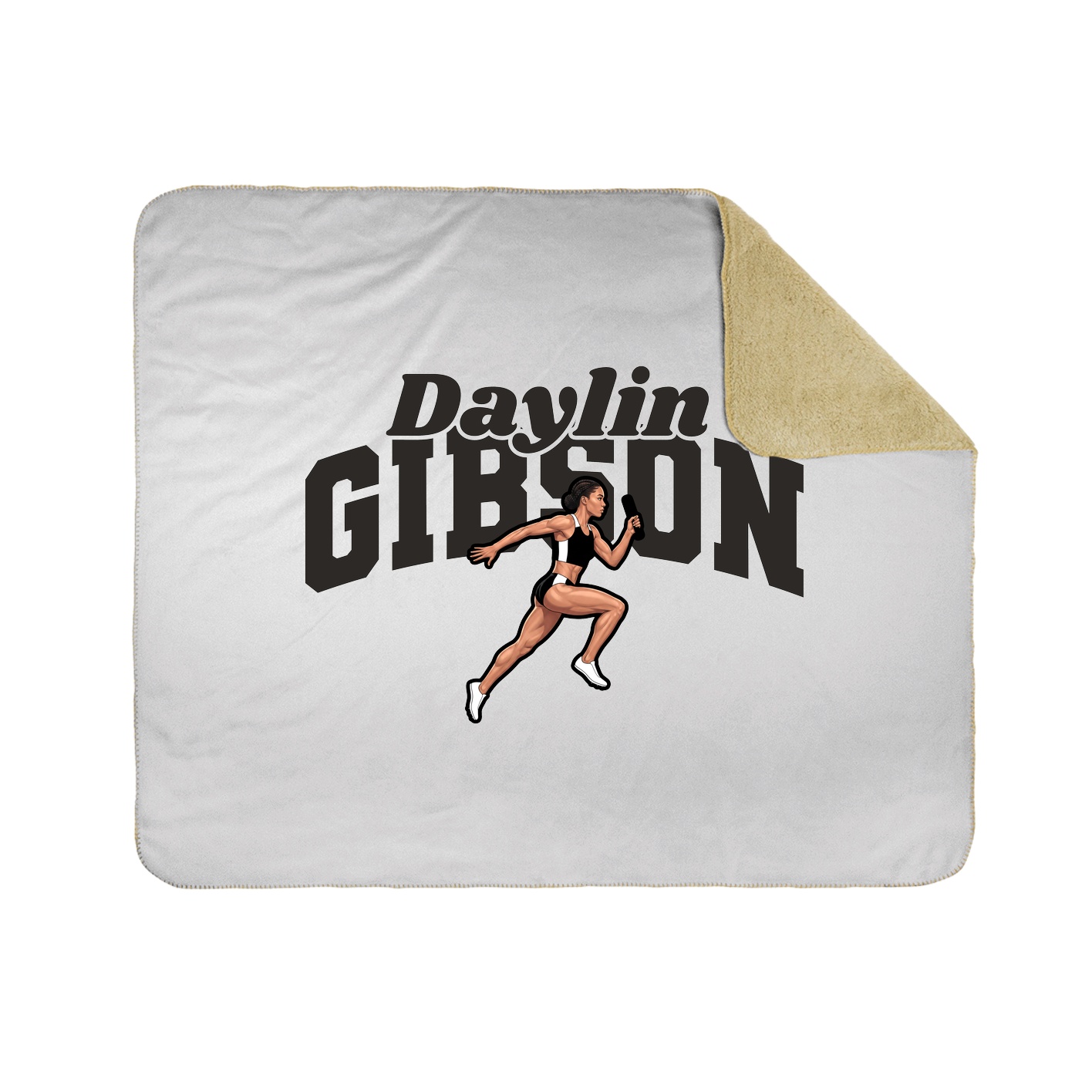 Throw Blanket — Signature Arch in White
