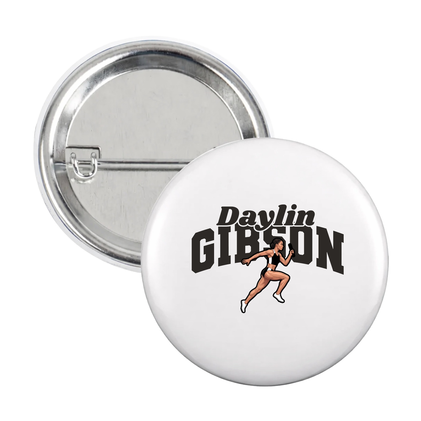 Game Day Button — Signature Arch in White