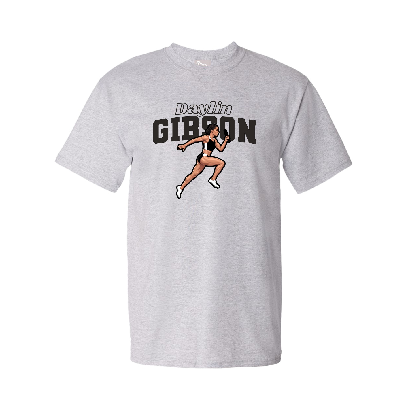 Tee — Name Arch in Grey