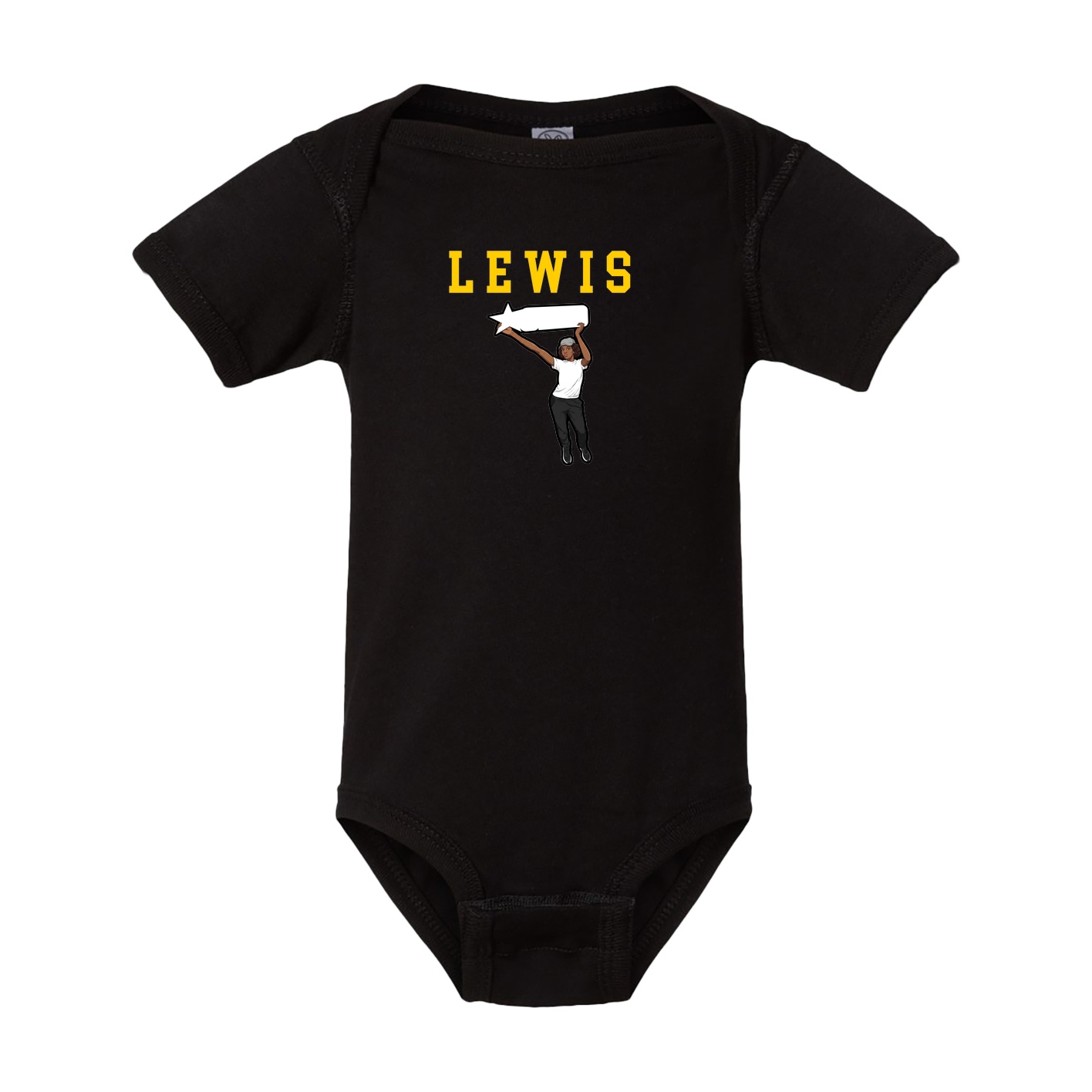 Baby Onesie — Shirsey in Black