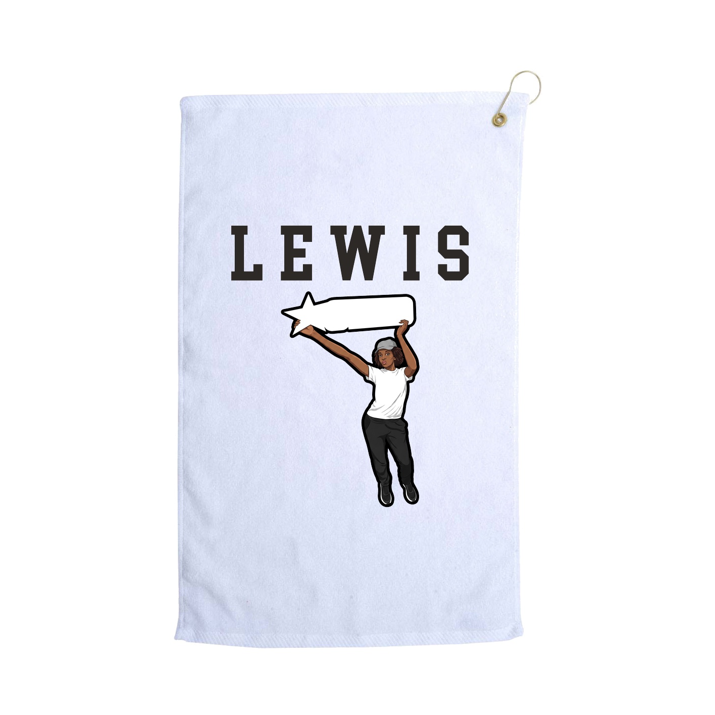 Golf Towel — Shirsey in White