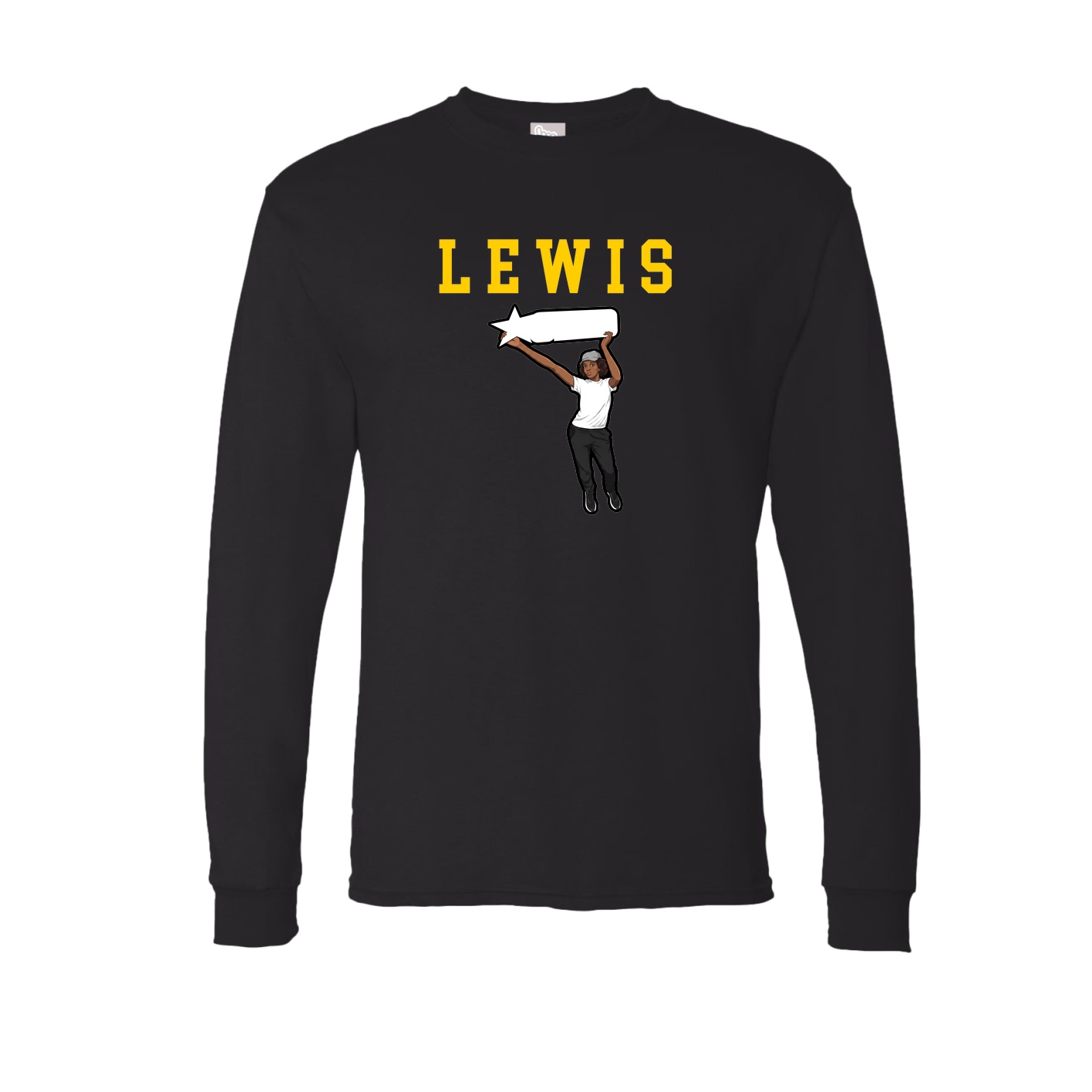 Long Sleeve Tee — Shirsey in Black