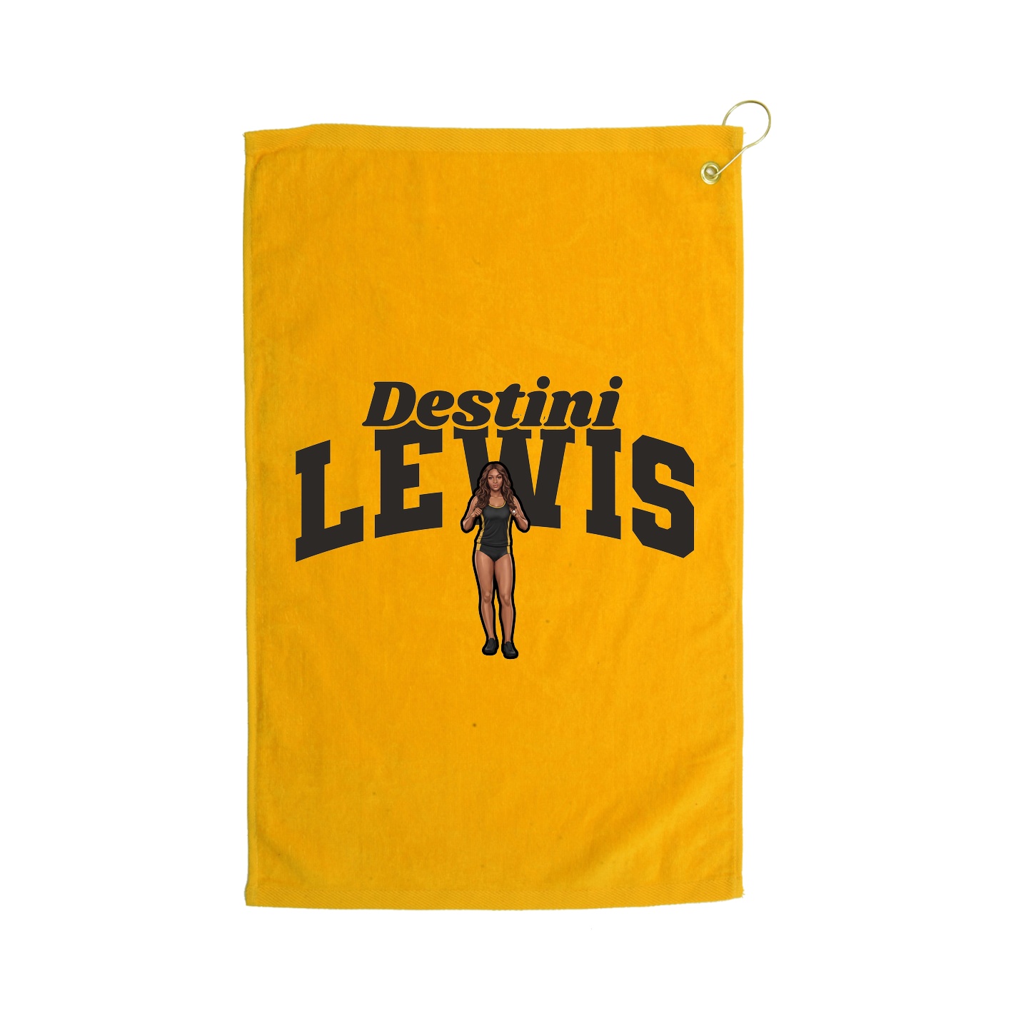 Golf Towel — Signature Arch in Gold