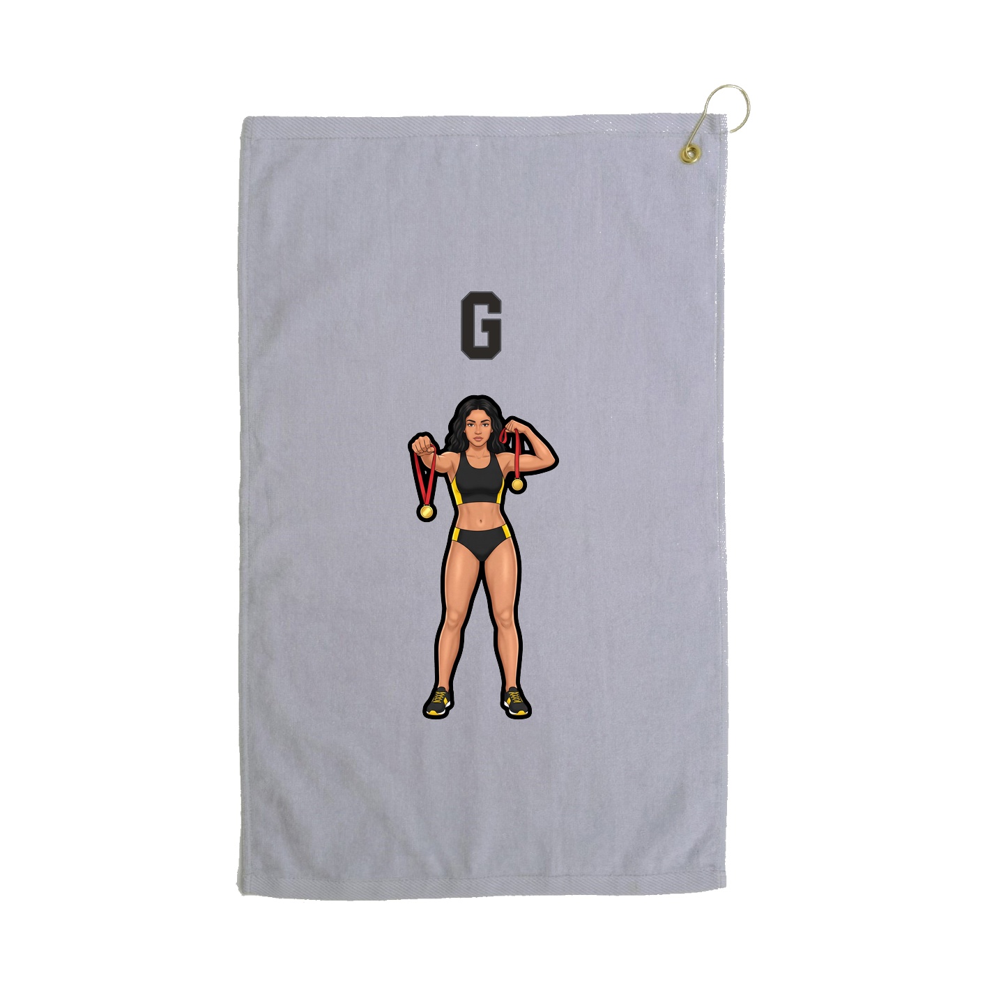 Golf Towel — Shirsey Arch in Grey