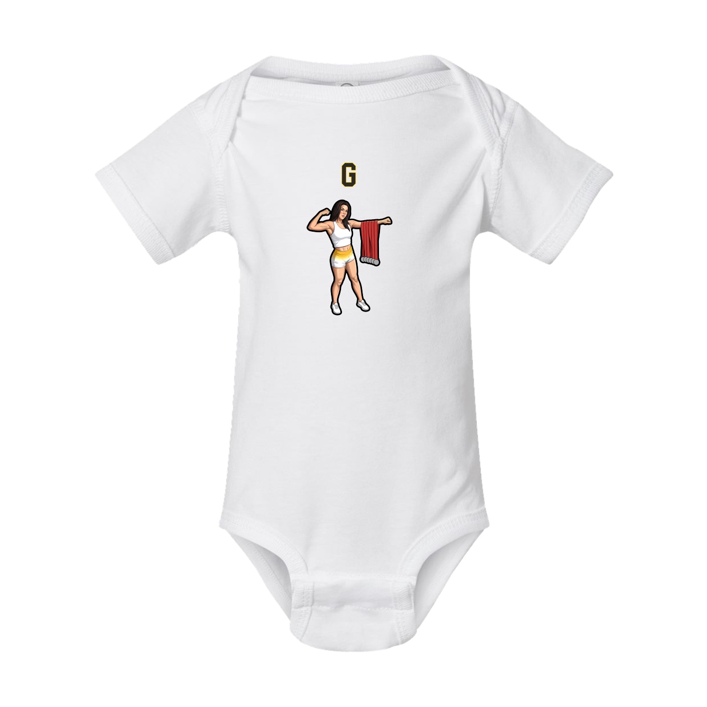 Baby Onesie — Shirsey Arch in White