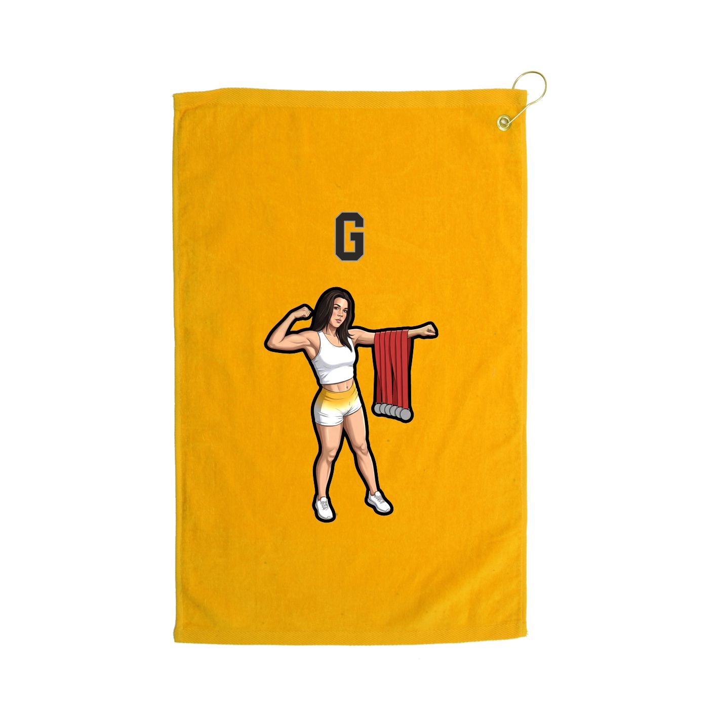 Golf Towel — Shirsey Arch in Gold