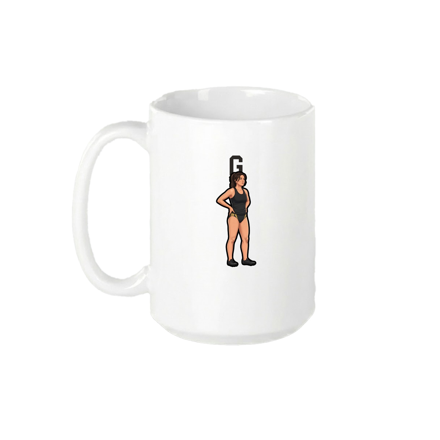 15oz Coffee Mug — Shirsey in White