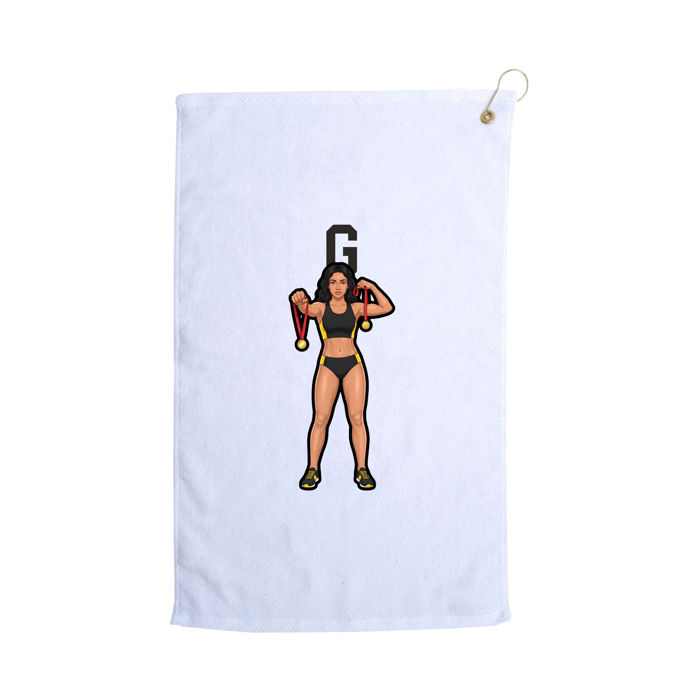 Golf Towel — Shirsey in White
