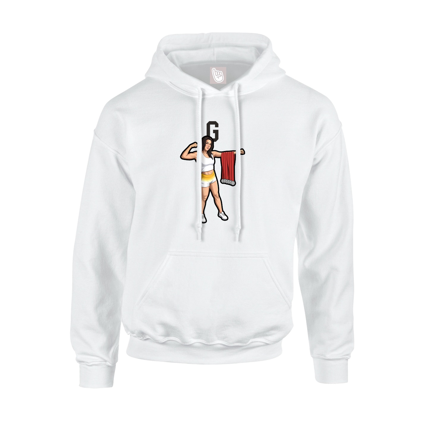 Youth Hoodie — Shirsey in White