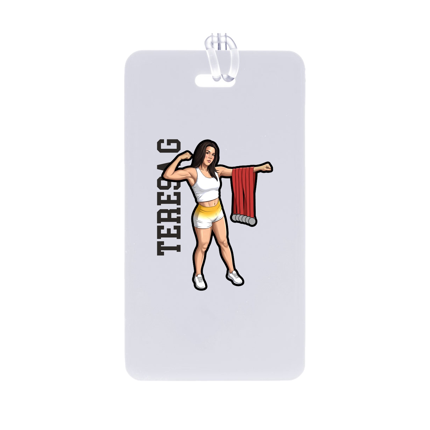 Bag Tag — Name Vertical in Classic
