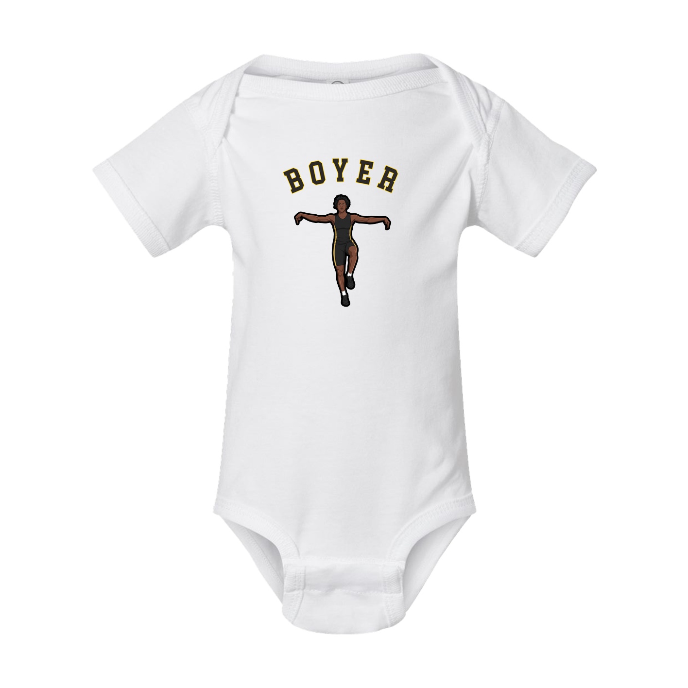 Baby Onesie — Shirsey Arch in White